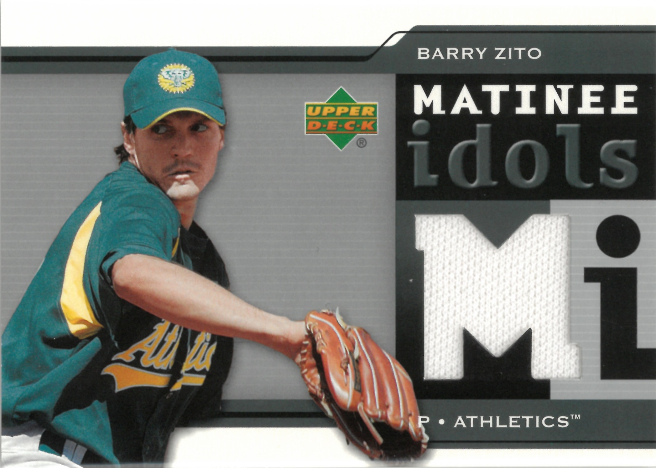 2004 Upper Deck "Barry Zito" Relic #MI-BZ(バリー・ジト)