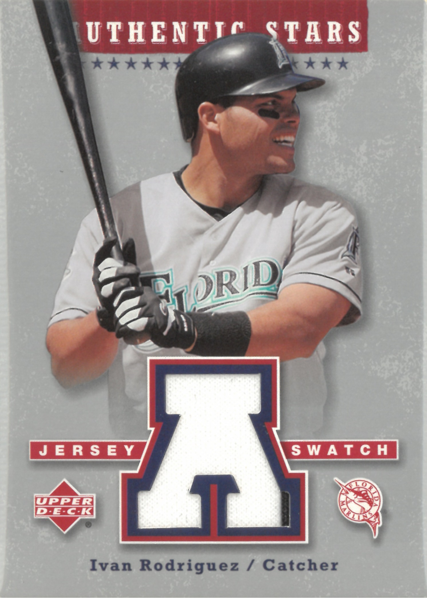 2003 Upper Deck "Ivan Rodriguez" Relic #AS-IR(イバン・ロドリゲス)