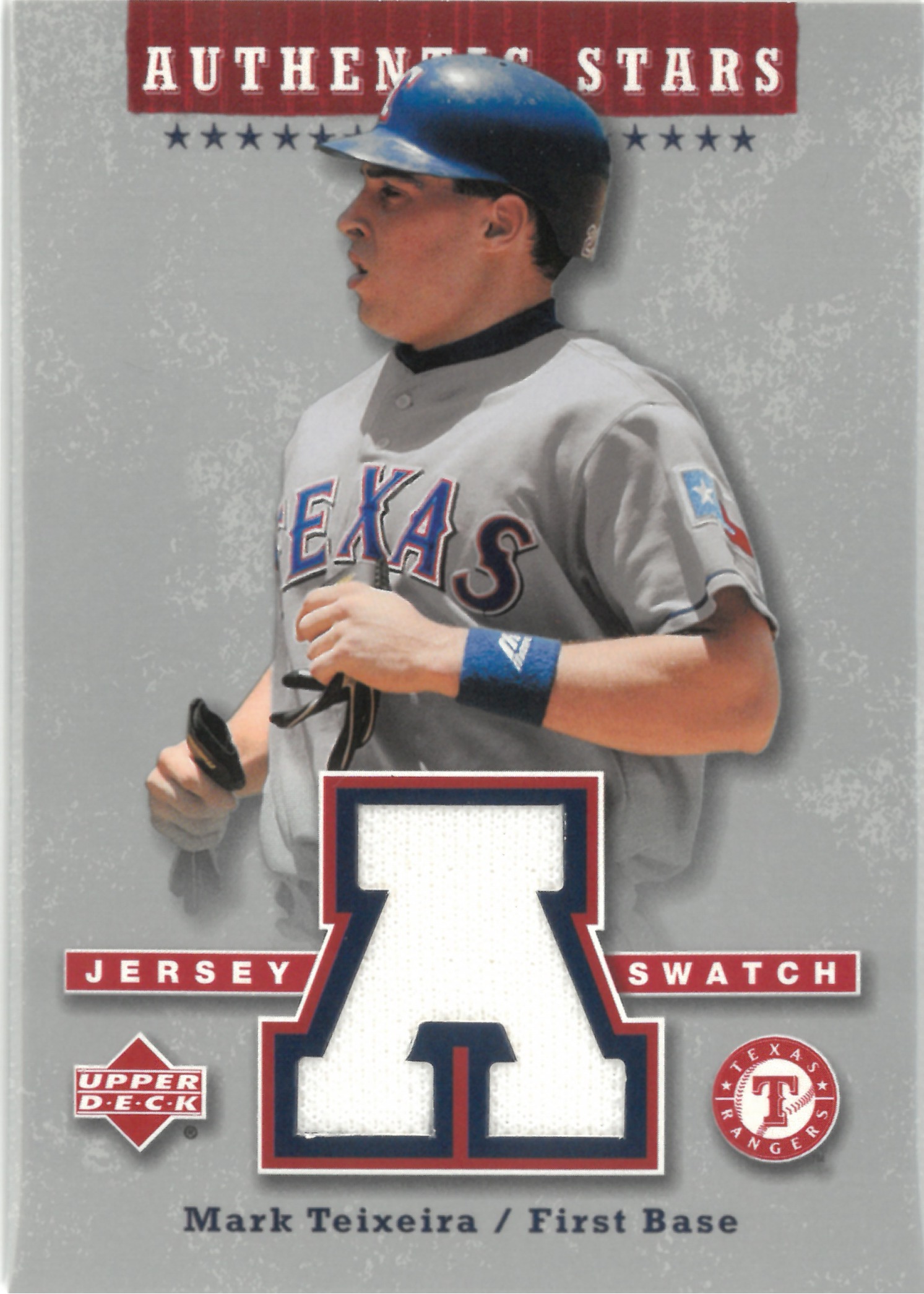 2003 Upper Deck "Mark Teixeira" Relic #AS-MT(マーク・テシェイラ)