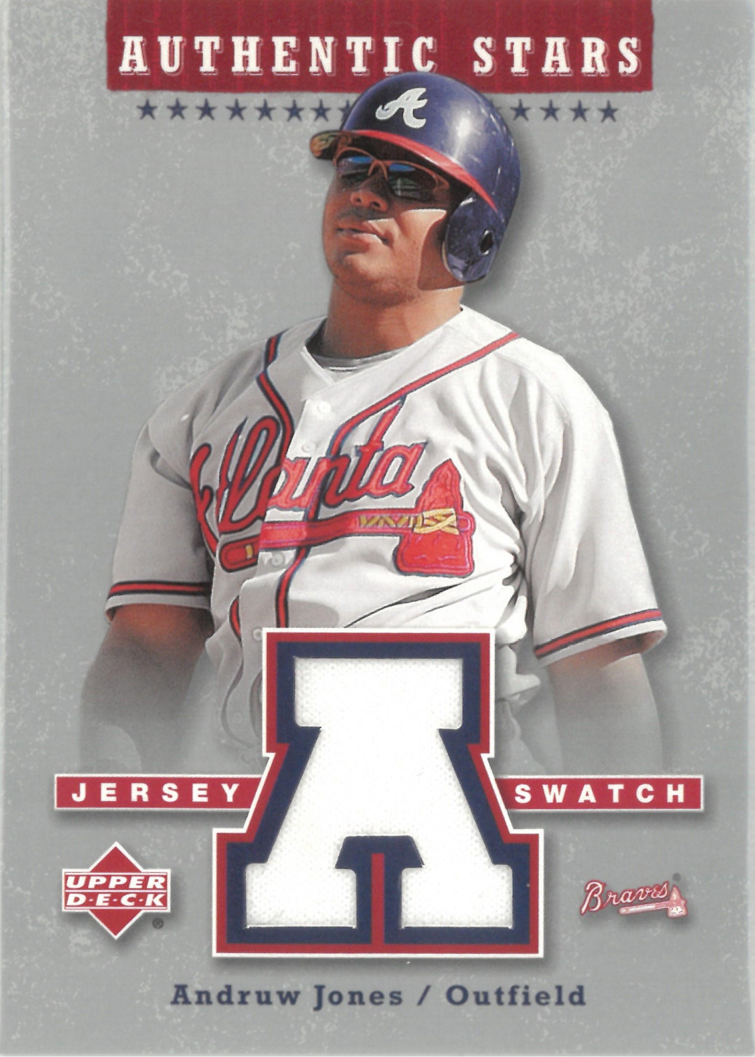 2003 Upper Deck "Andruw Jones" Relic #AS-AJ(アンドリュー・ジョーンズ)