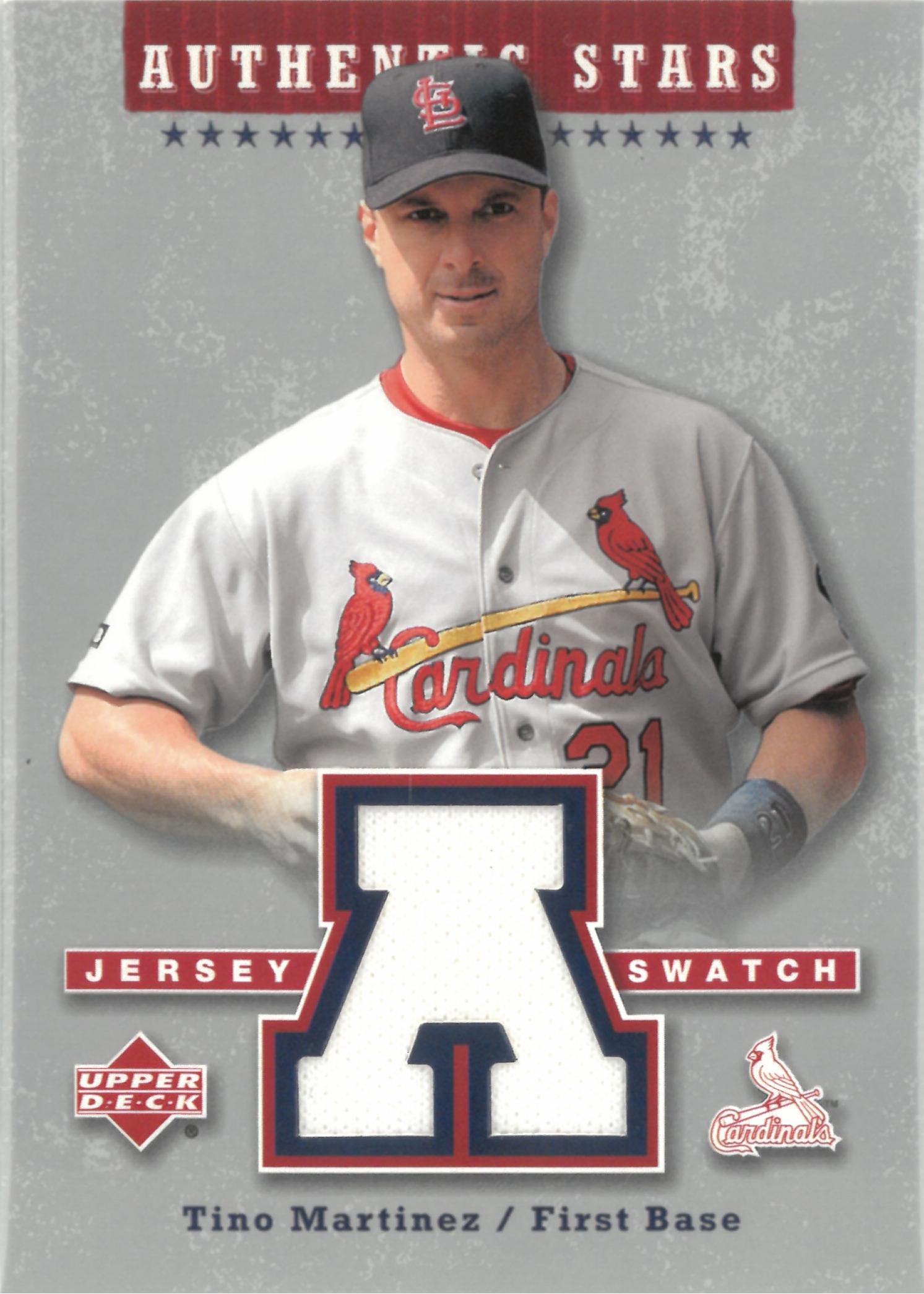 2003 Upper Deck "Tino Martinez" Relic #AS-TM(ティノ・マルティネス)