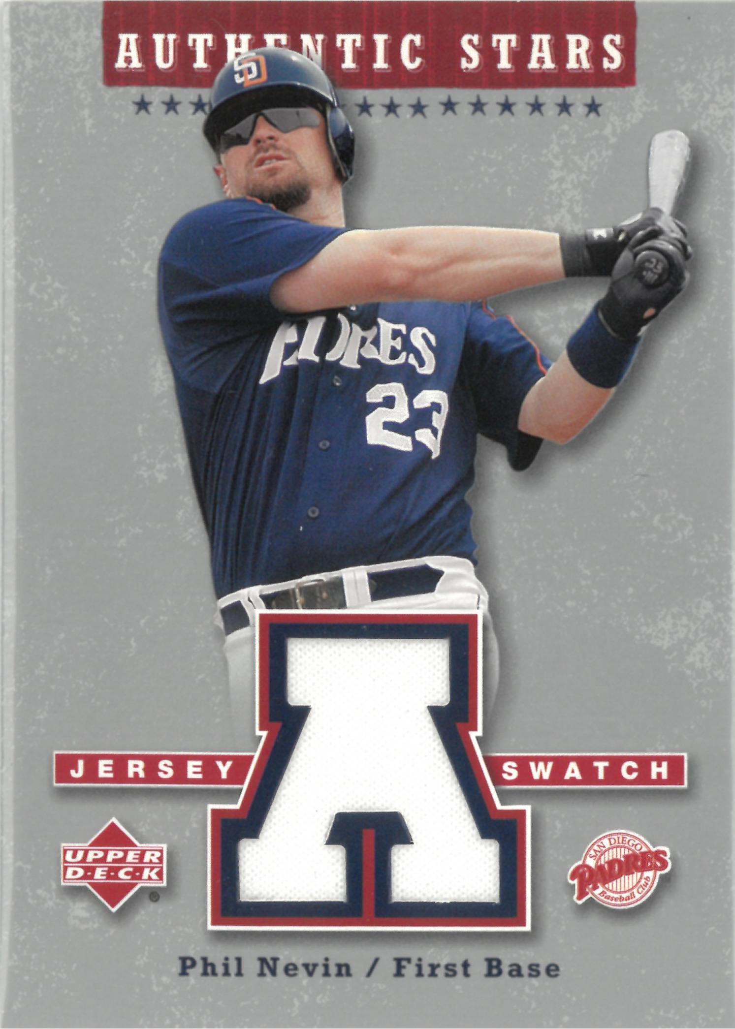 2003 Upper Deck "Phil Nevin" Relic #AS-PN(フィル・ネビン)