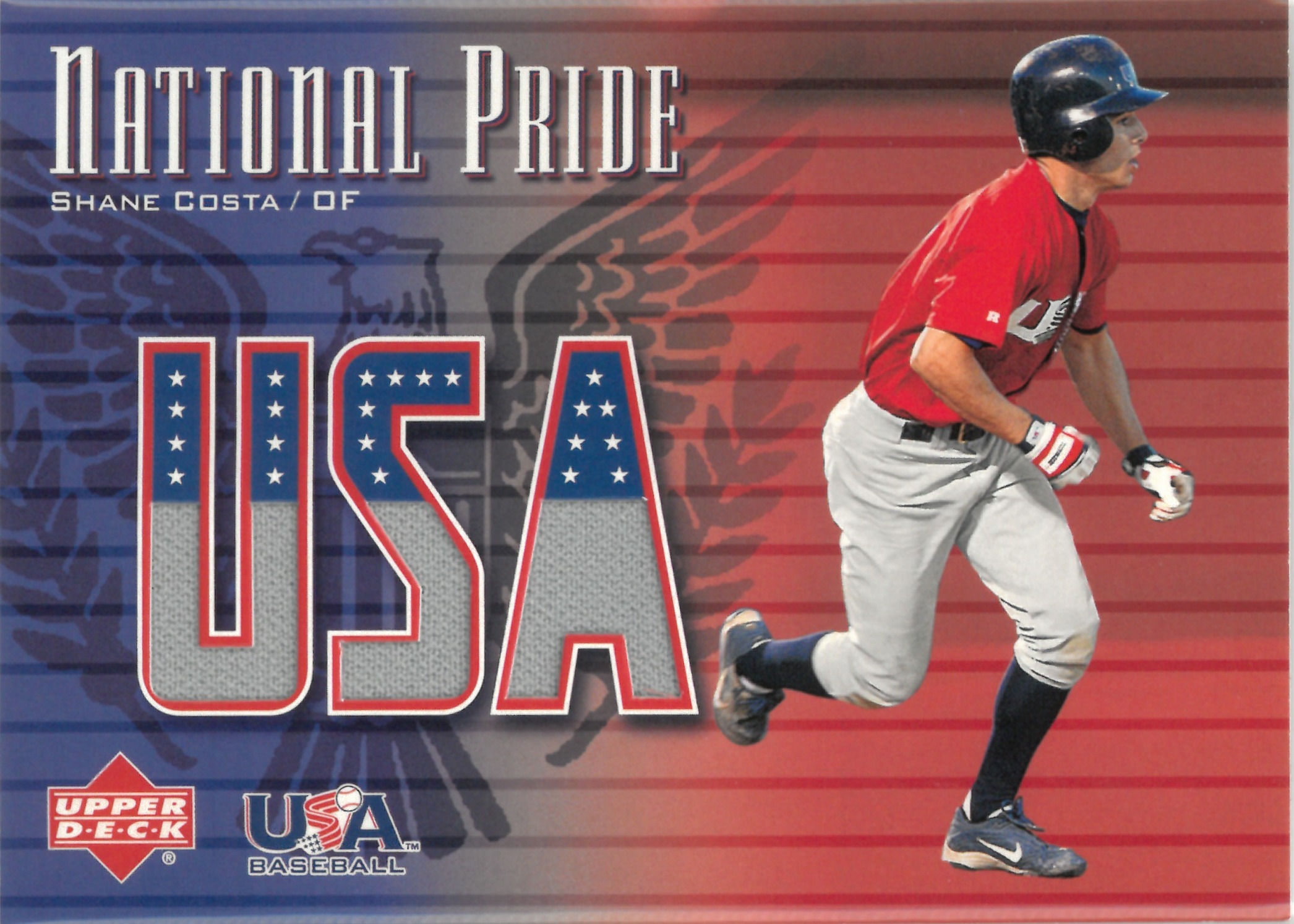 2003 Upper Deck "Shane Costa" Relic #NP-SC(シェーン・コスタ)