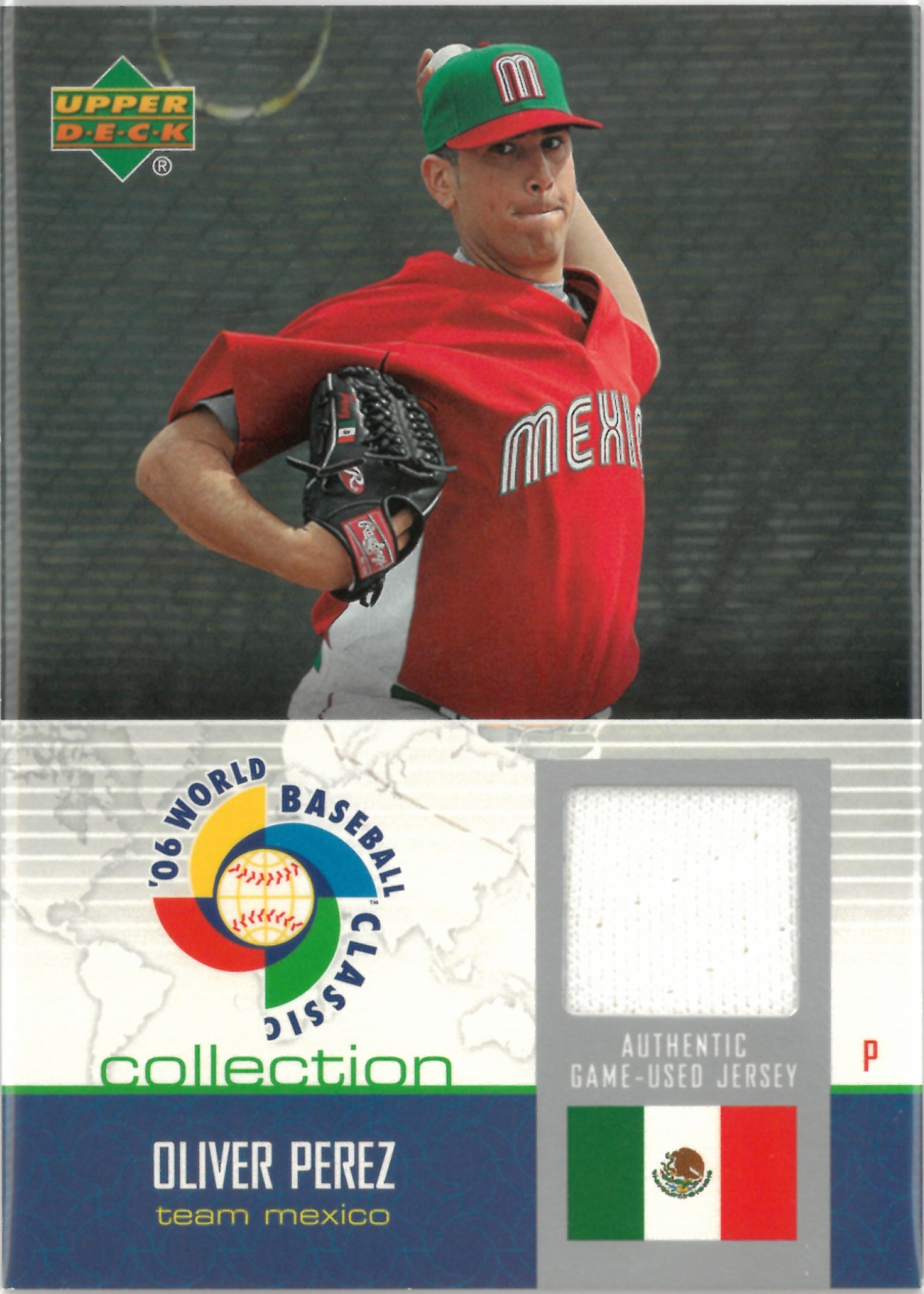2006 Upper Deck "Oliver Perez" Relic #WBC-OP(オリバー・ペレス)