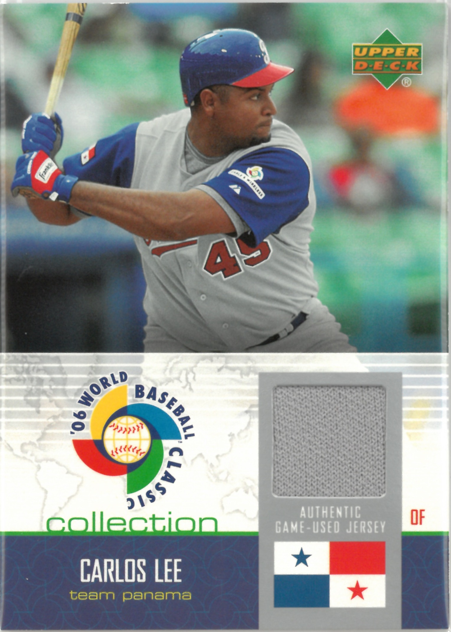 2006 Upper Deck "Carlos Lee" Relic #WBC-CL(カルロス・リー)