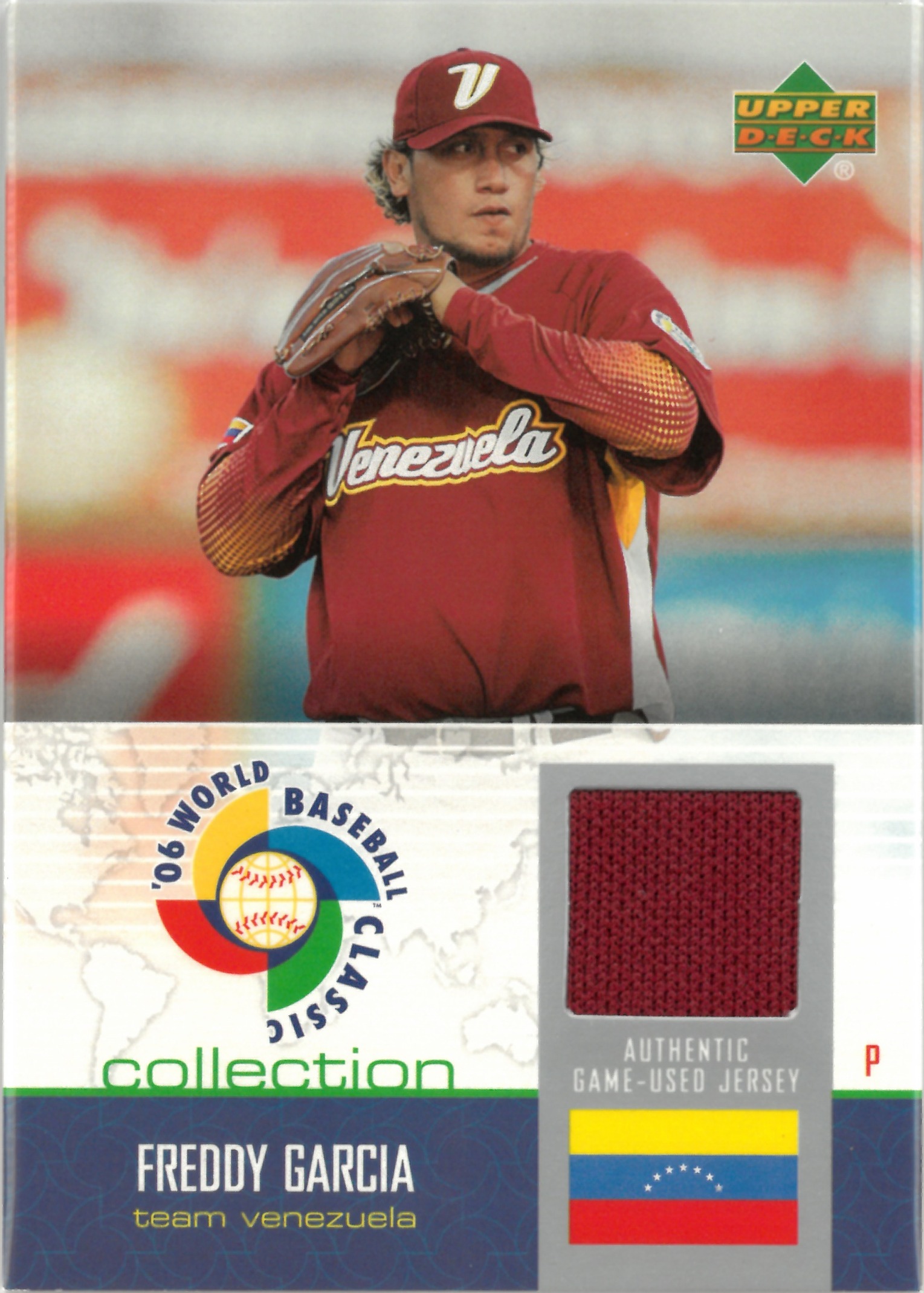 2006 Upper Deck "Freddy Garcia" Relic #WBC-FG(フレディ・ガルシア)