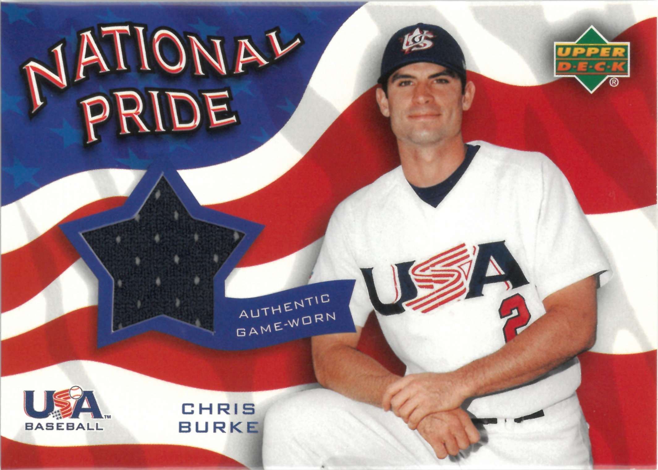 2004 Upper Deck "Chris Burke" Relic #NPJ-CB(クリス・バーク)