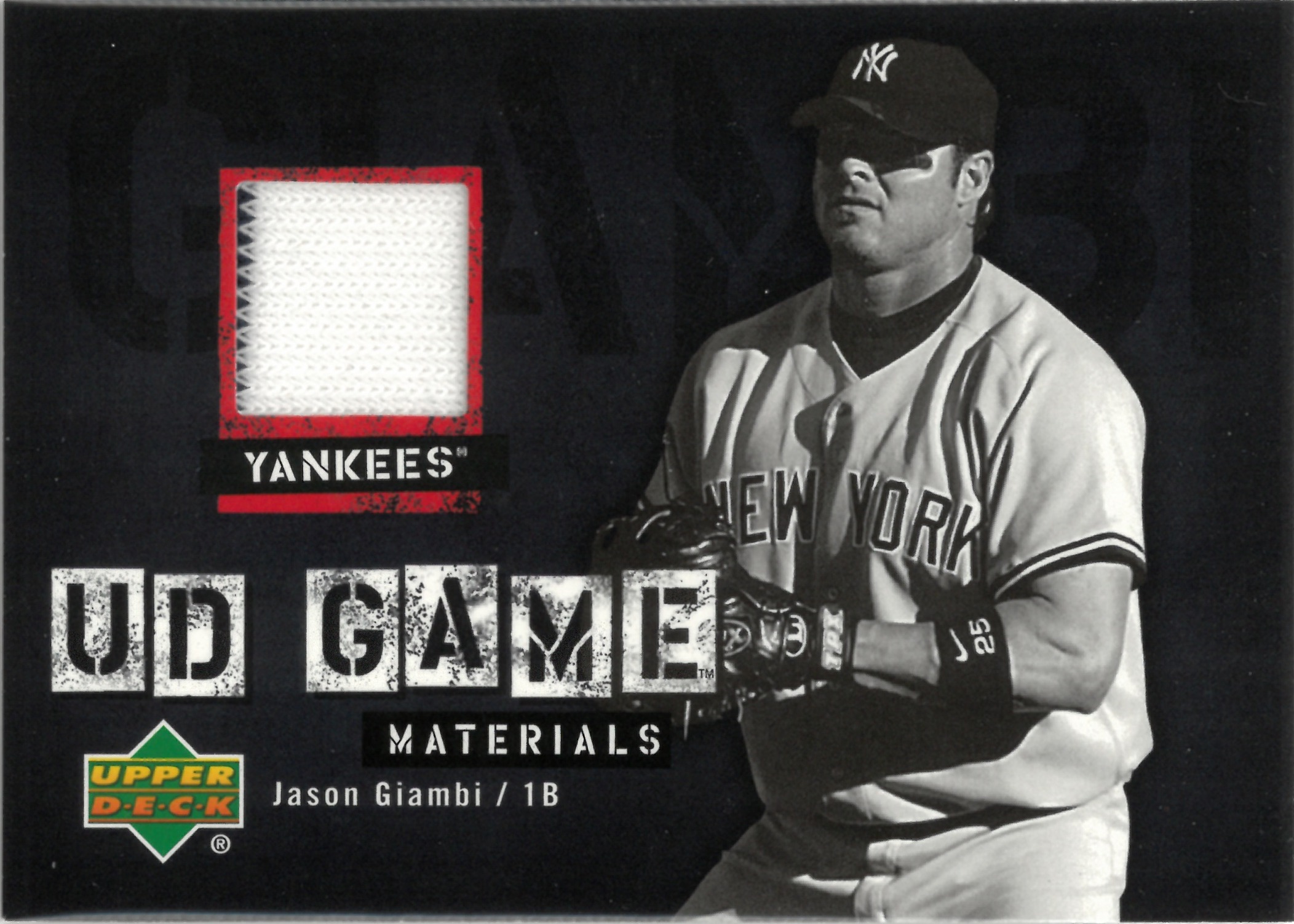 2006 Upper Deck "Jason Giambi" Relic #UD-JG(ジェイソン・ジアンビ)