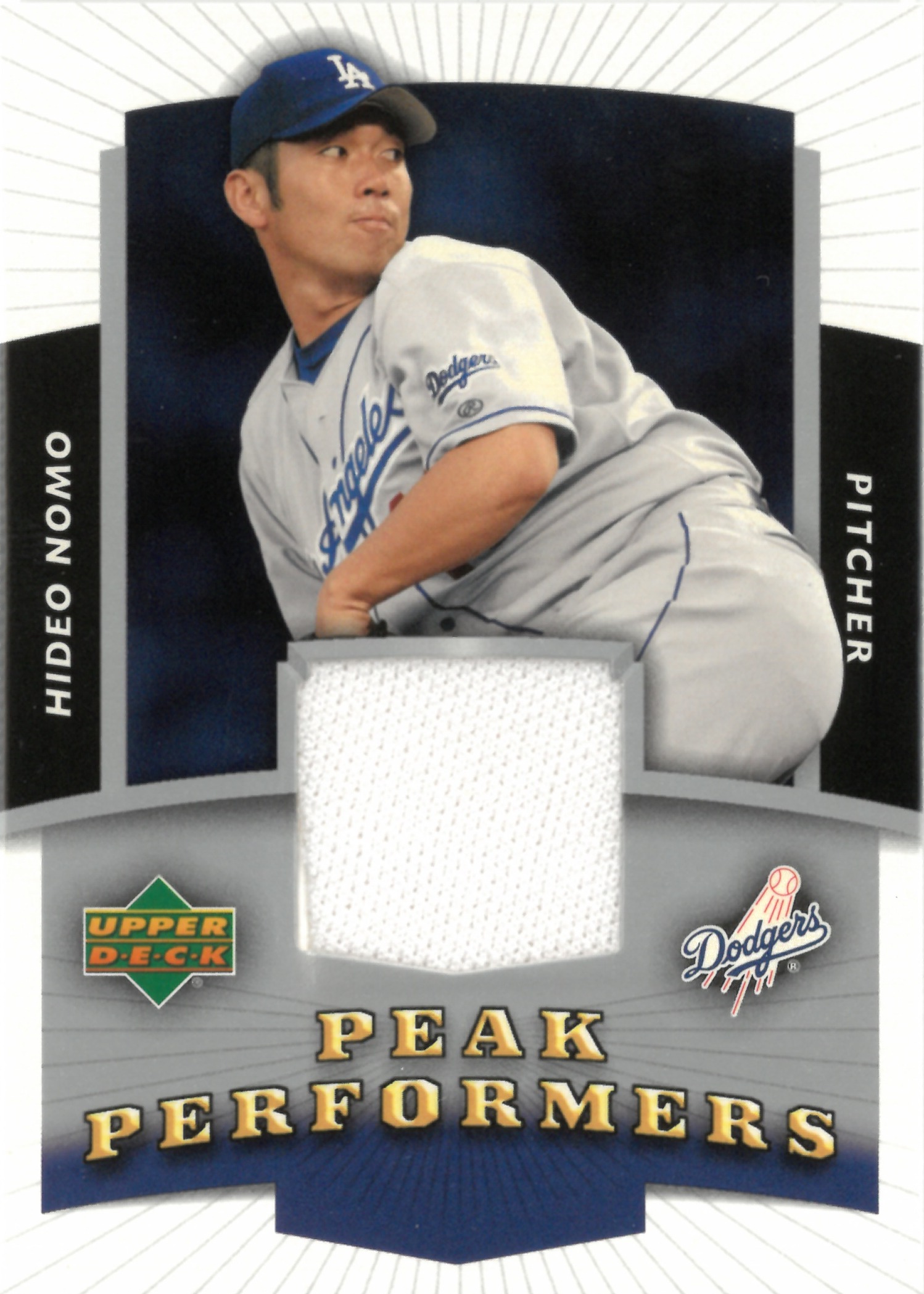 2004 Upper Deck "Hideo Nomo" Relic #PP-HN(野茂 英雄)