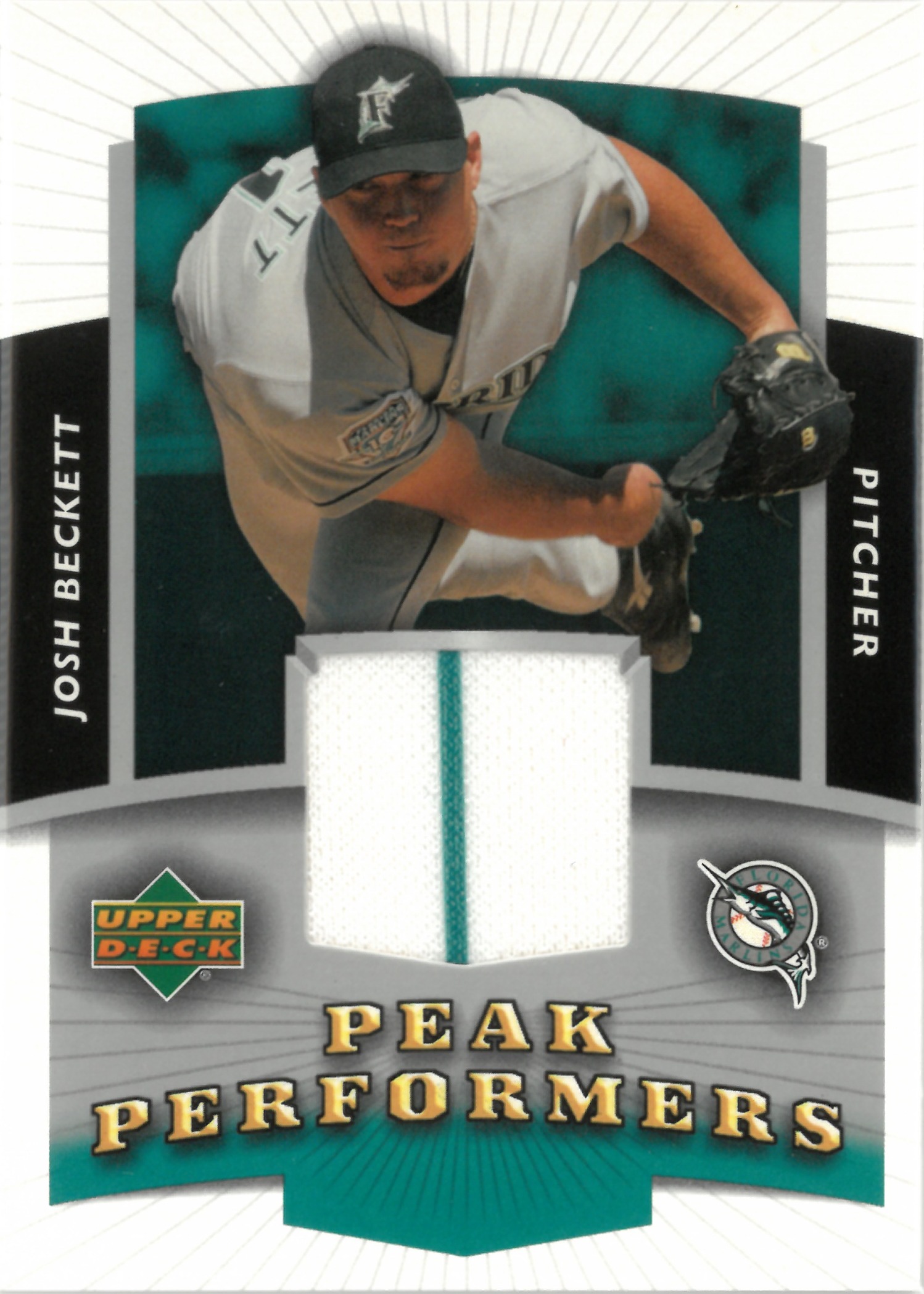 2004 Upper Deck "Josh Beckett" Relic #PP-BE(ジョシュ・ベケット)