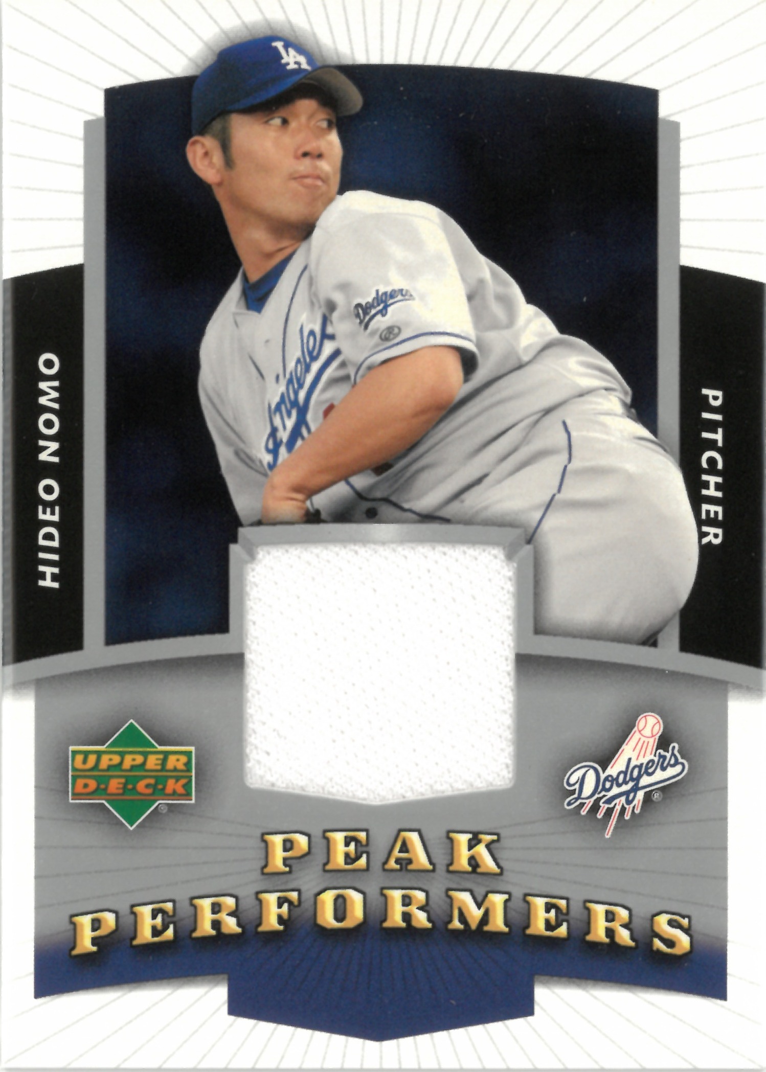 2004 Upper Deck "Hideo Nomo" Relic #PP-HN(野茂 英雄)