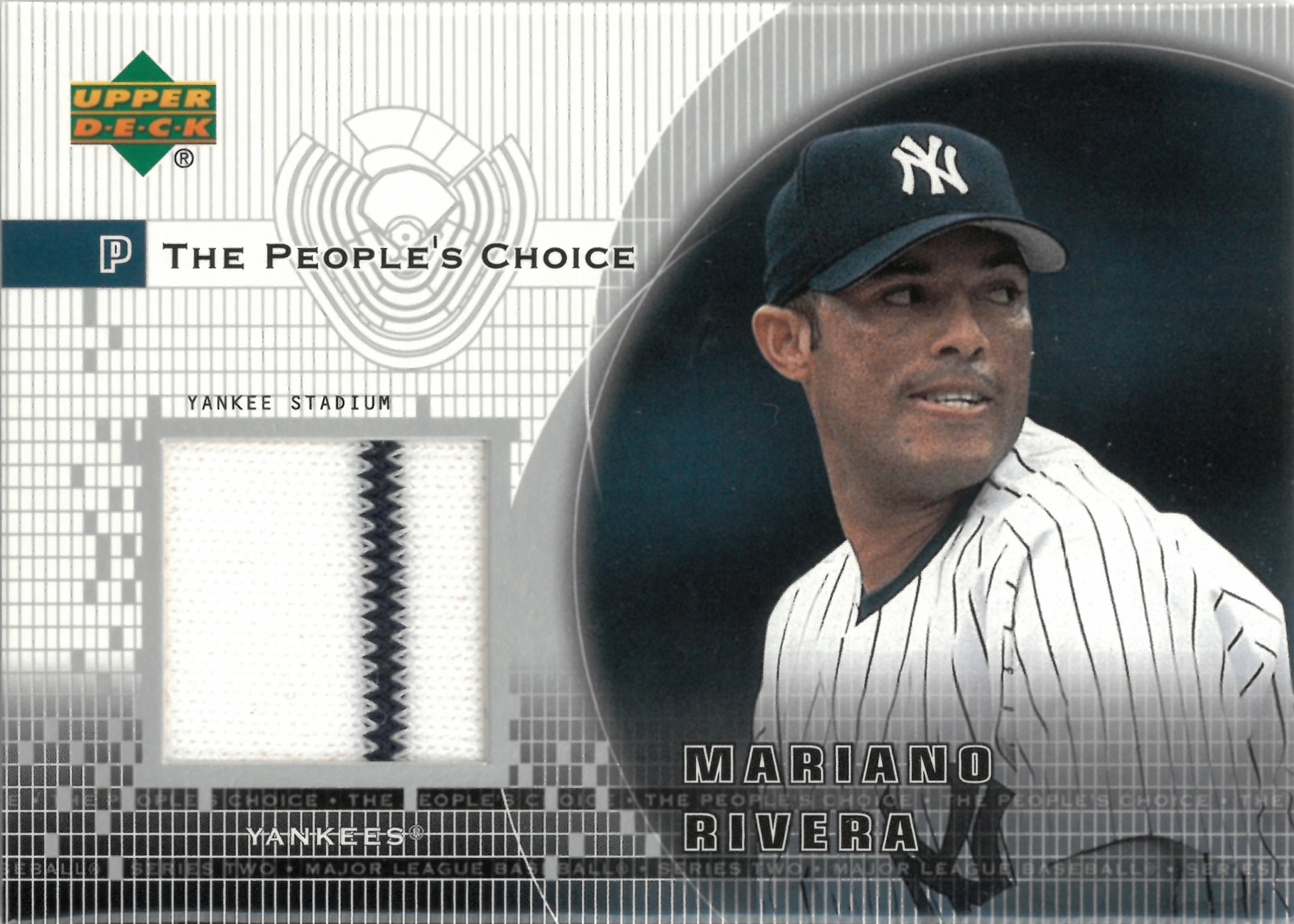 2002 Upper Deck "Mariano Rivera" Relic #PJ-MR1(マリアノ・リベラ)