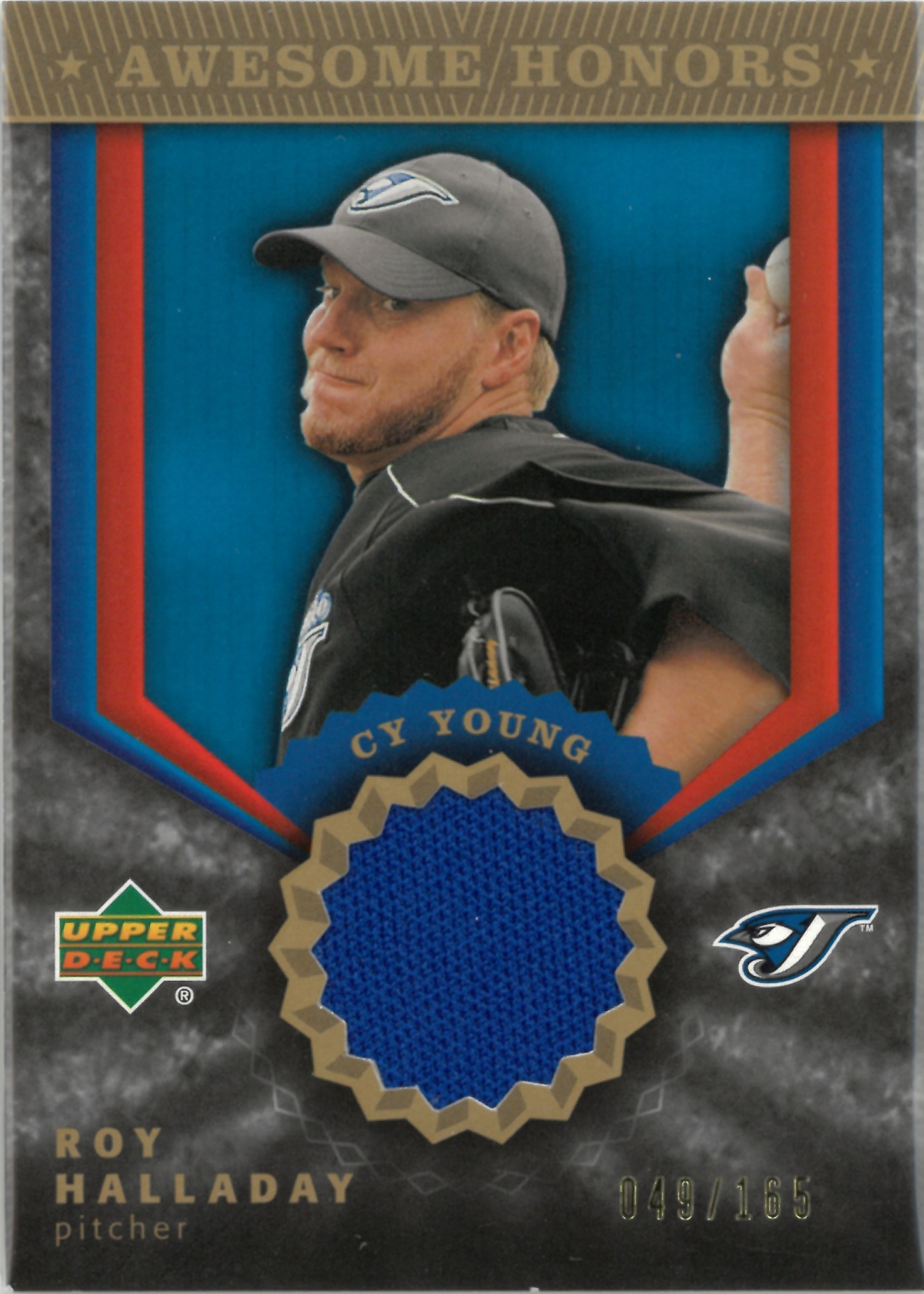 2004 Upper Deck "Roy Halladay" Relic【0249/165】#AH-RH(ロイ・ハラデイ)
