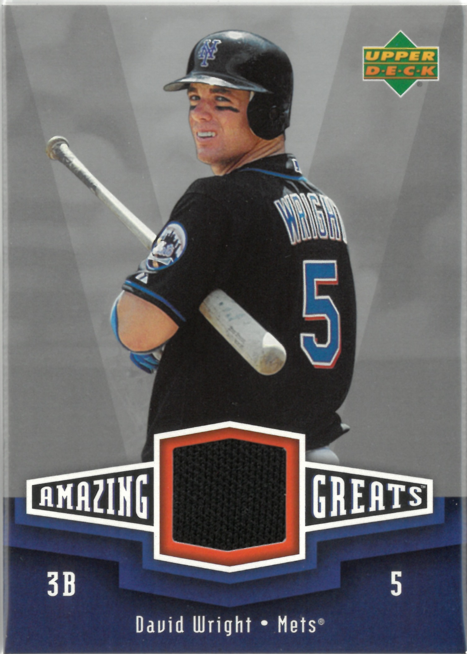 2006 Upper Deck "David Wright" Relic #AG-WR(デビッド・ライト)