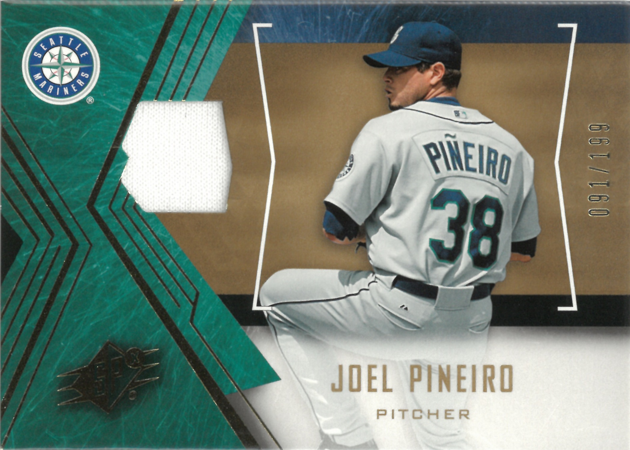 2006 Upper Deck "Joel Pineiro" Relic【091/199】#62(ジョエル・ピネイロ)