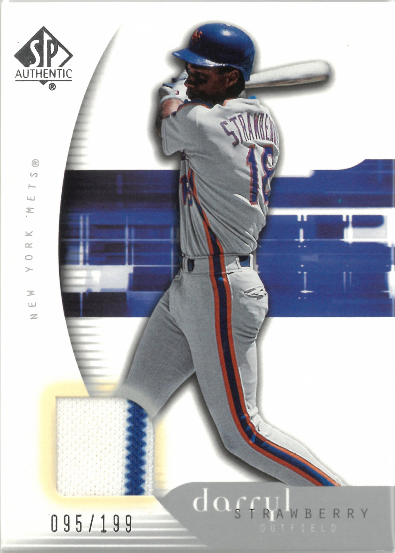 2005 Upper Deck "Darryl Strawberry" Relic【095/199】#28(ダリル・ストロベリー)