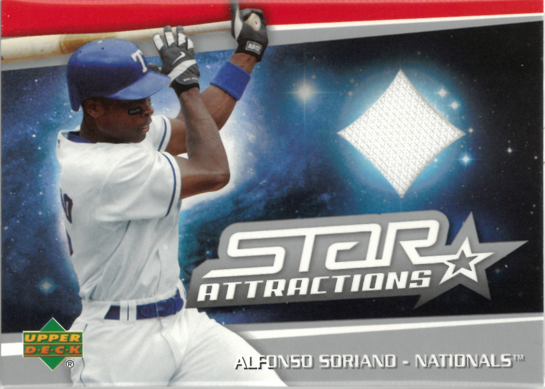 2006 Upper Deck "Alfonso Soriano" Relic #SA-AS(アルフォンソ・ソリアーノ)