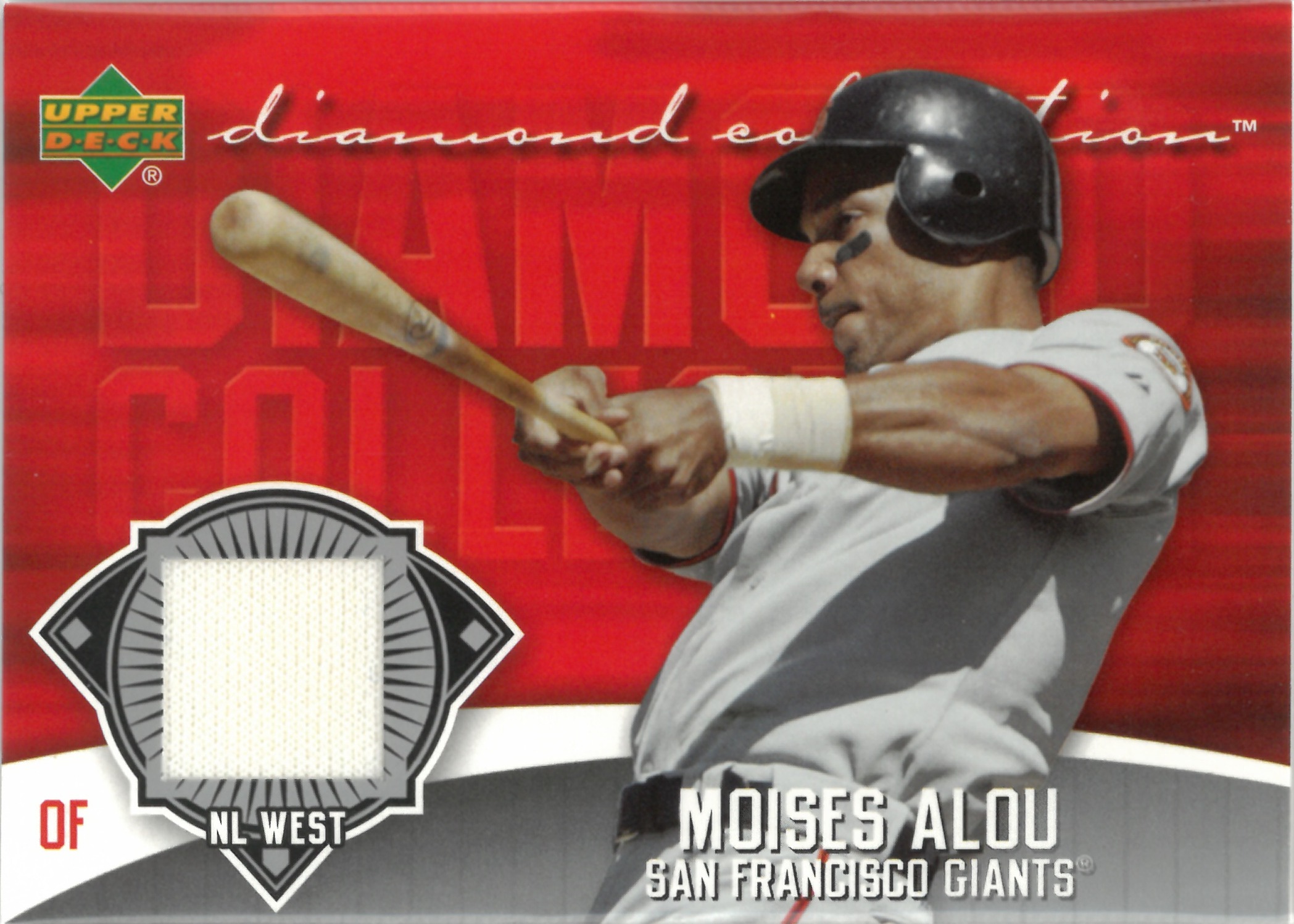 2006 Upper Deck "Moises Alou" Relic #DC-AL(モイゼス・アルー)