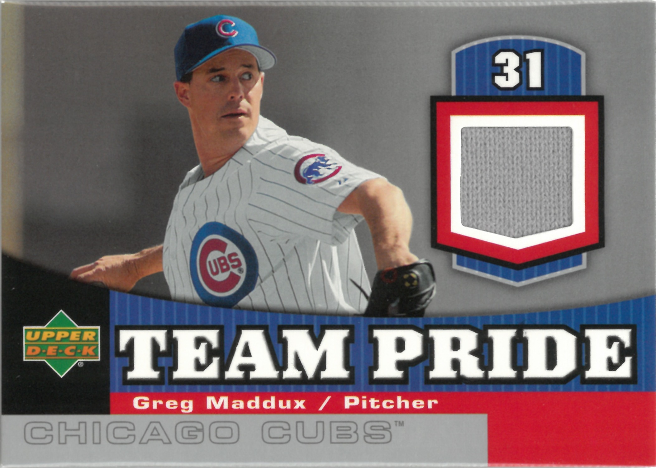2006 Upper Deck "Greg Maddux" Relic #TP-GM(グレッグ・マダックス)