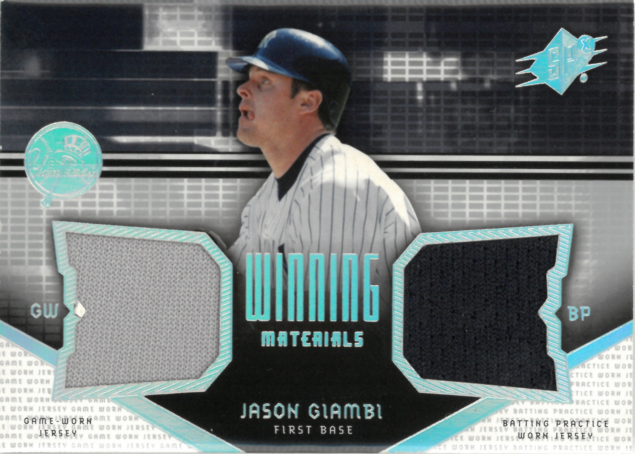 2004 Upper Deck "Jason Giambi" Relic #WM-JG(ジェイソン・ジアンビ)