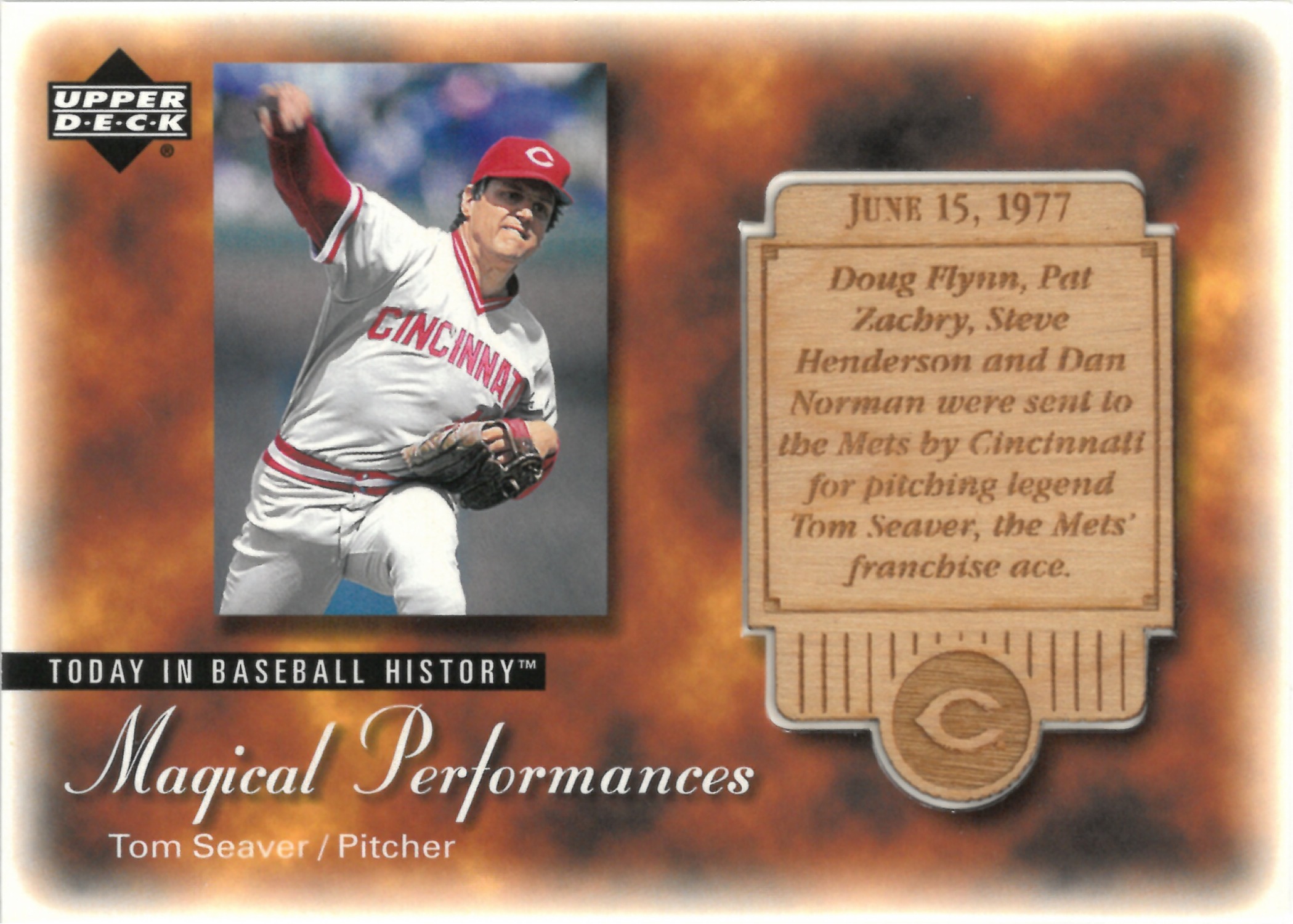 2003 Upper Deck "Tom Seaver" Relic #MP23(トム・シーバー)