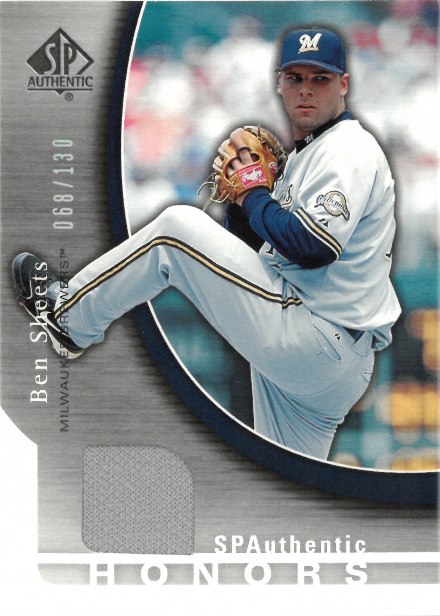 2005 Upper Deck "Ben Sheets" Relic【068/130】#SH-BS(ベン・シーツ)
