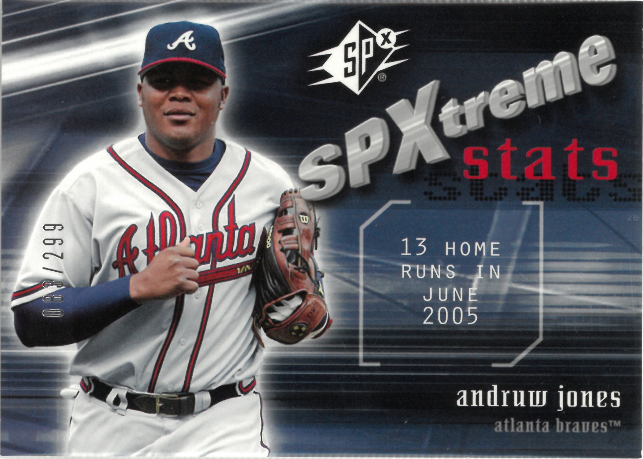 2005 Upper Deck "Andruw Jones"【083/299】#SS-AJ(アンドリュー・ジョーンズ)