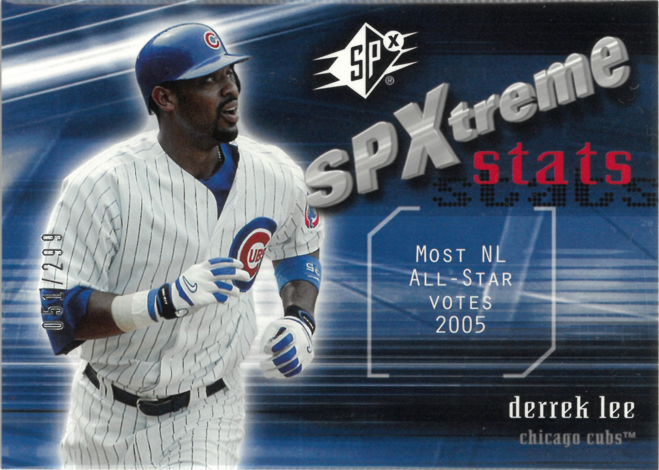 2005 Upper Deck "Derrek Lee"【051/299】#SS-DL(デレク・リー)