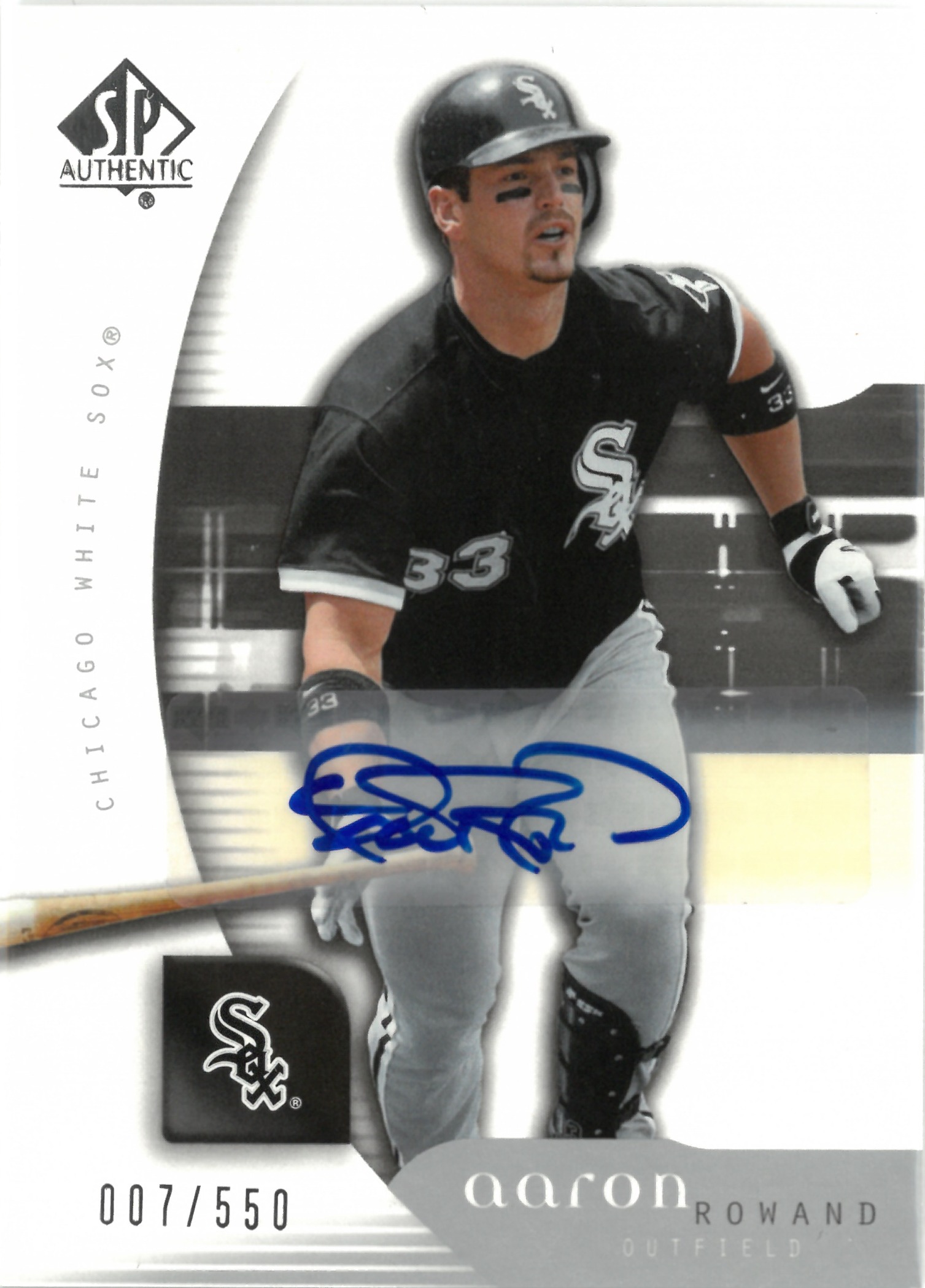 2005 Upper Deck "Aaron Rowand" Auto【007/550】#2(アーロン・ローワンド)