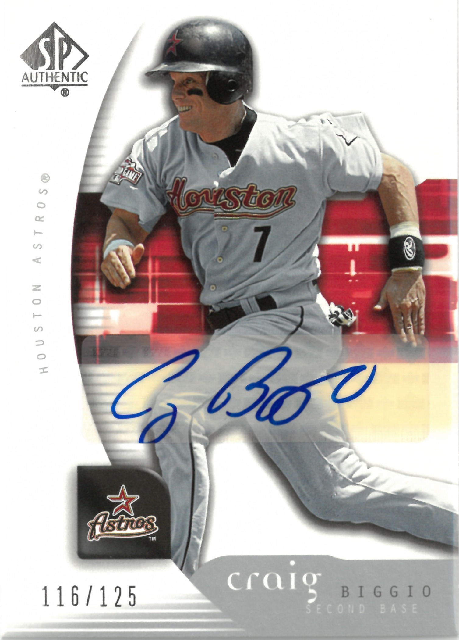 2005 Upper Deck "Craig Biggio" Auto【116/125】#24(クレイグ・ビジオ)