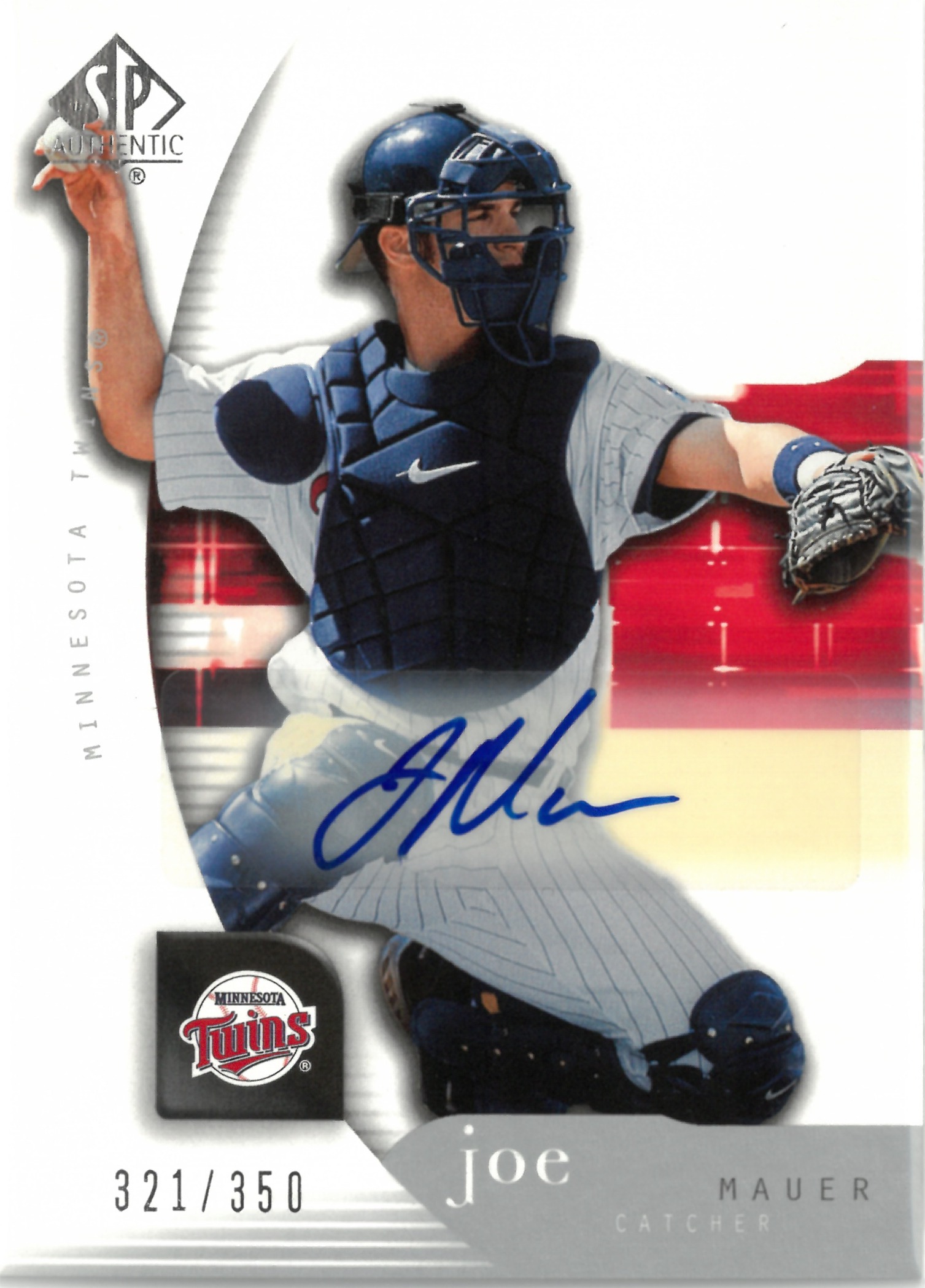 2005 Upper Deck "Joe Mauer" Auto【321/350】#53(ジョー・マウアー)