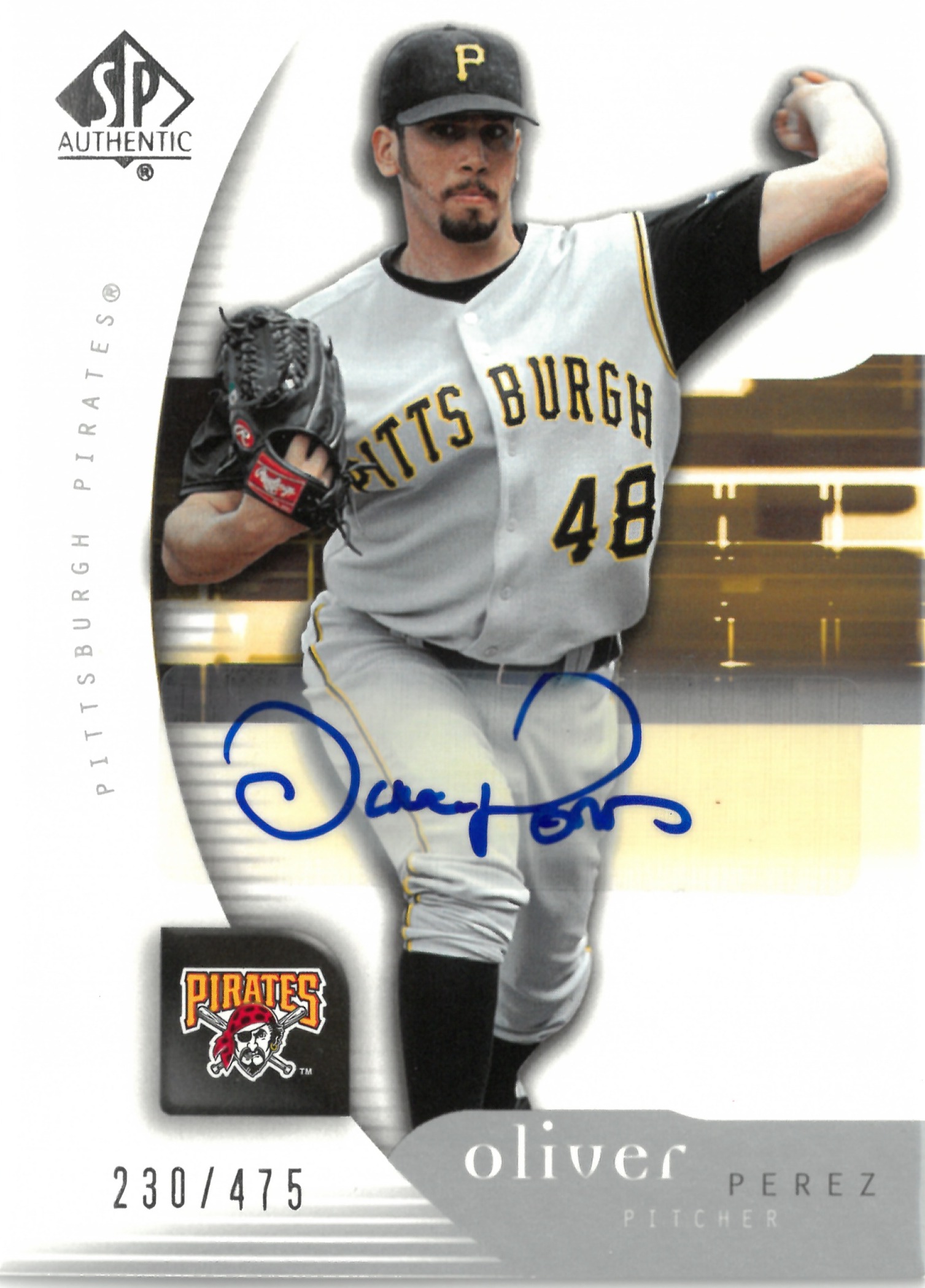 2005 Upper Deck "Oliver Perez" Auto【230/475】#74(オリバー・ペレス)