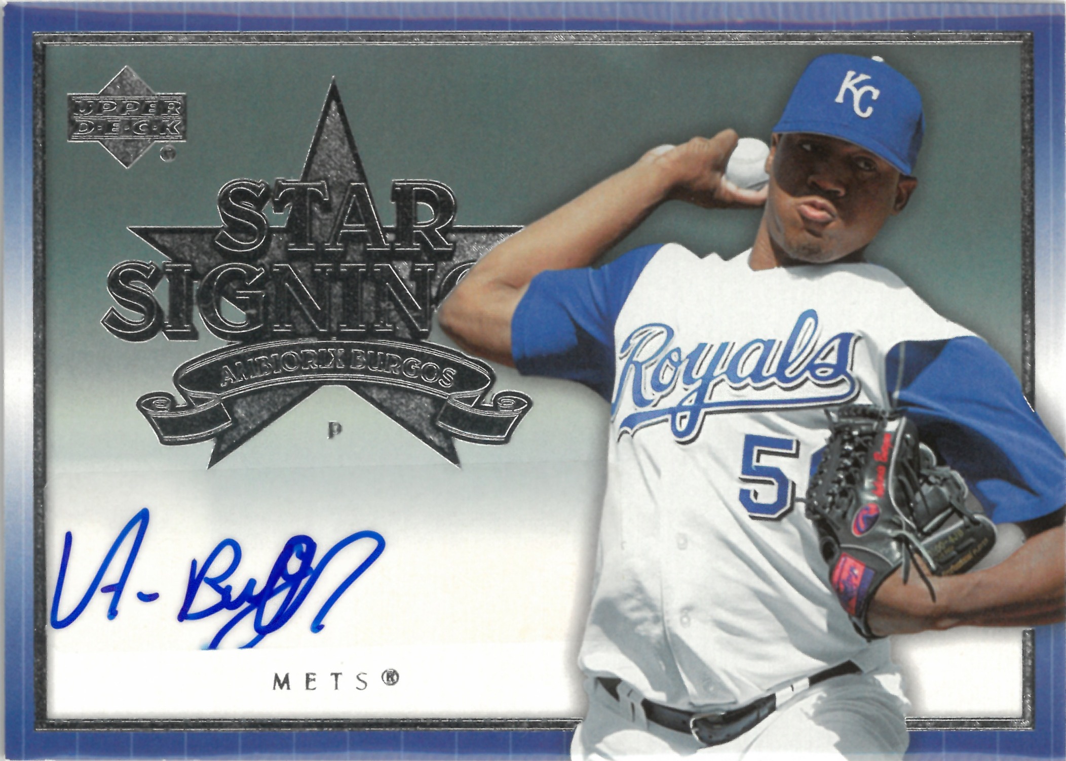 2007 Upper Deck "Ambiorix Burgos" Auto #SS-AB(アンビオリクス・ブルゴス)