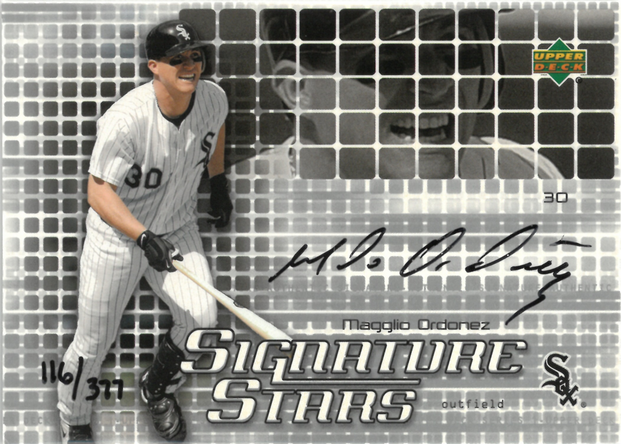 2003 Upper Deck "Magglio Ordonez" Auto【116/377】#SS-MO(マグリオ・オルドニェス)
