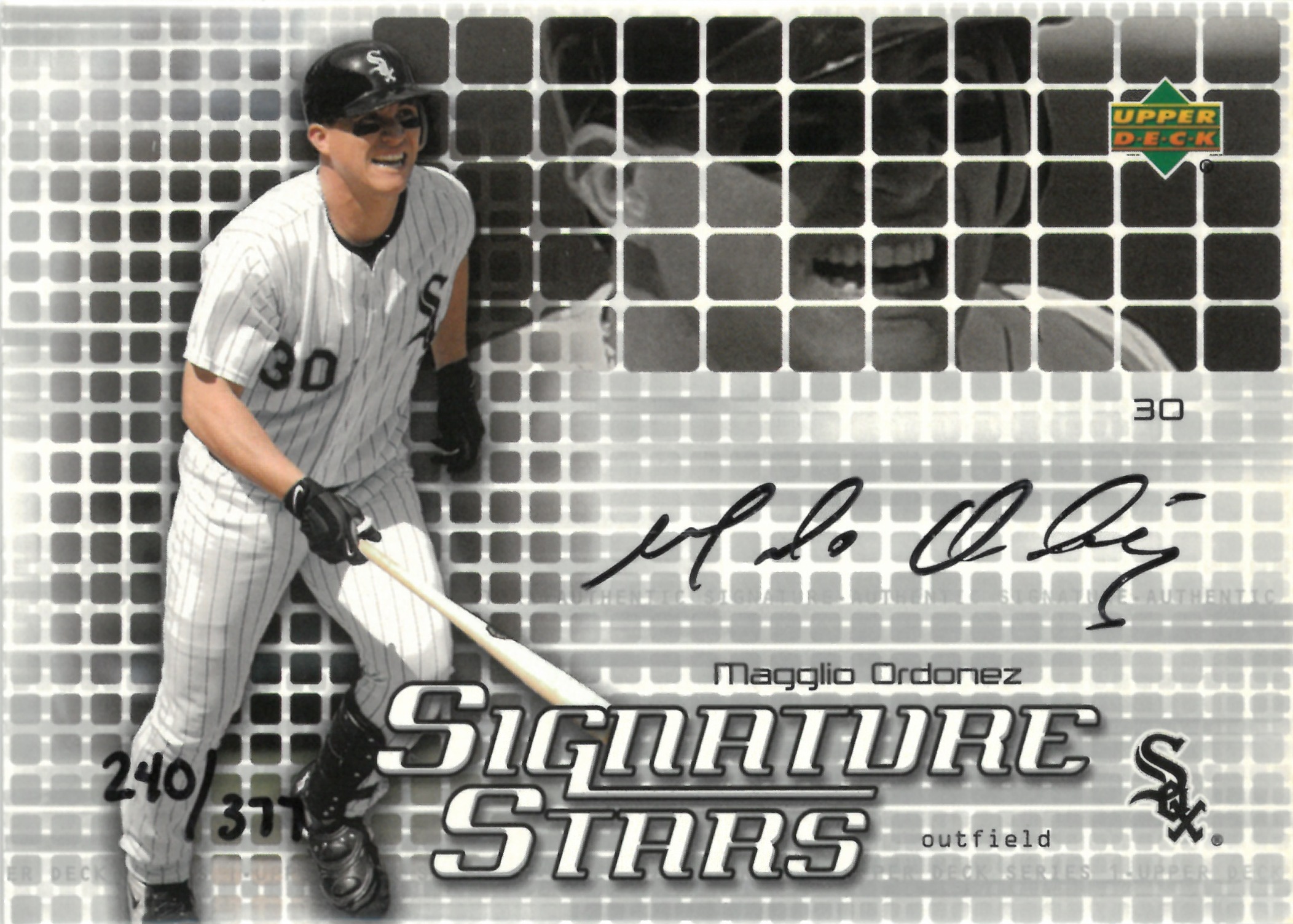 2003 Upper Deck "Magglio Ordonez" Auto【240/377】#SS-MO(マグリオ・オルドニェス)