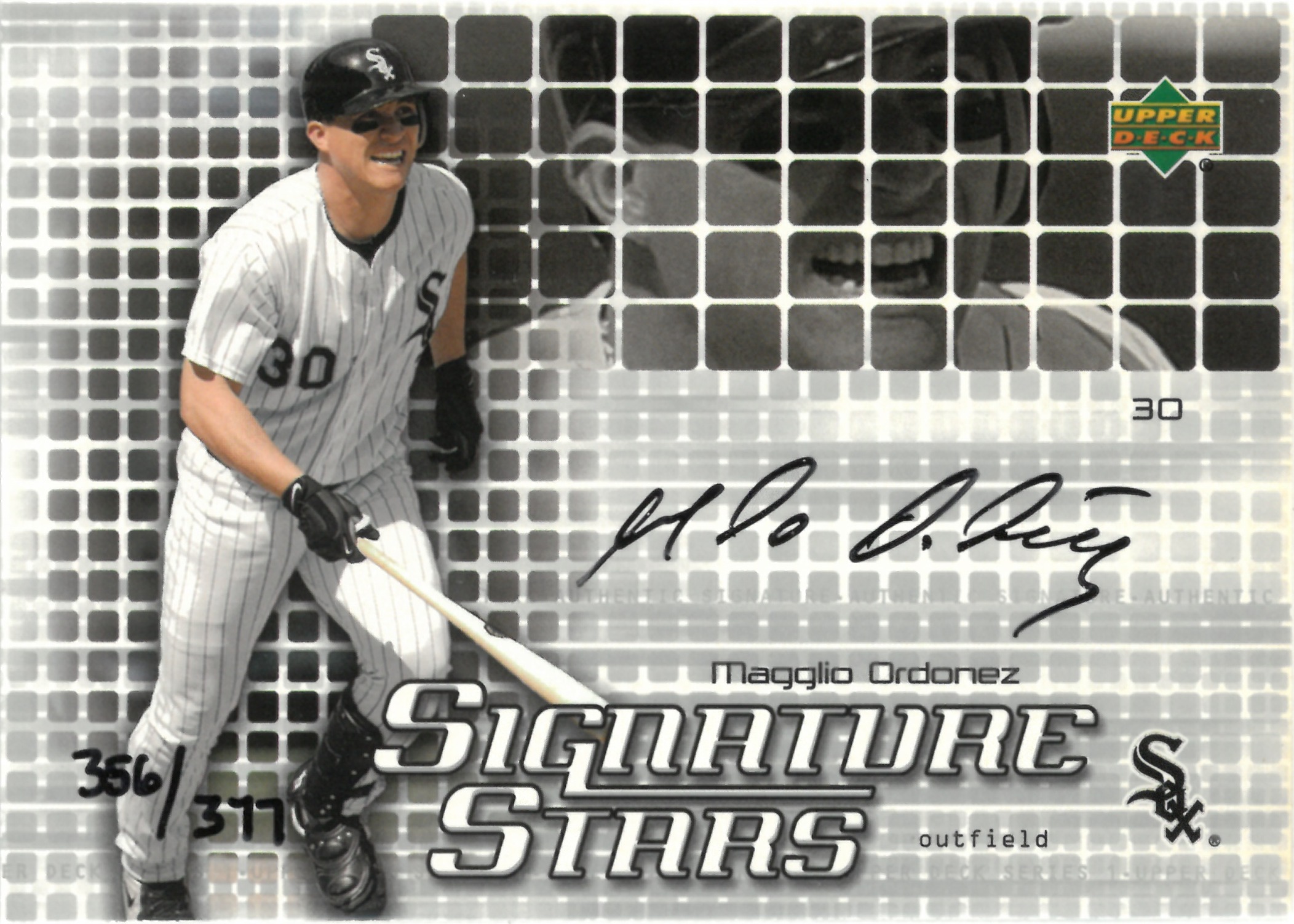 2003 Upper Deck "Magglio Ordonez" Auto【356/377】#SS-MO(マグリオ・オルドニェス)