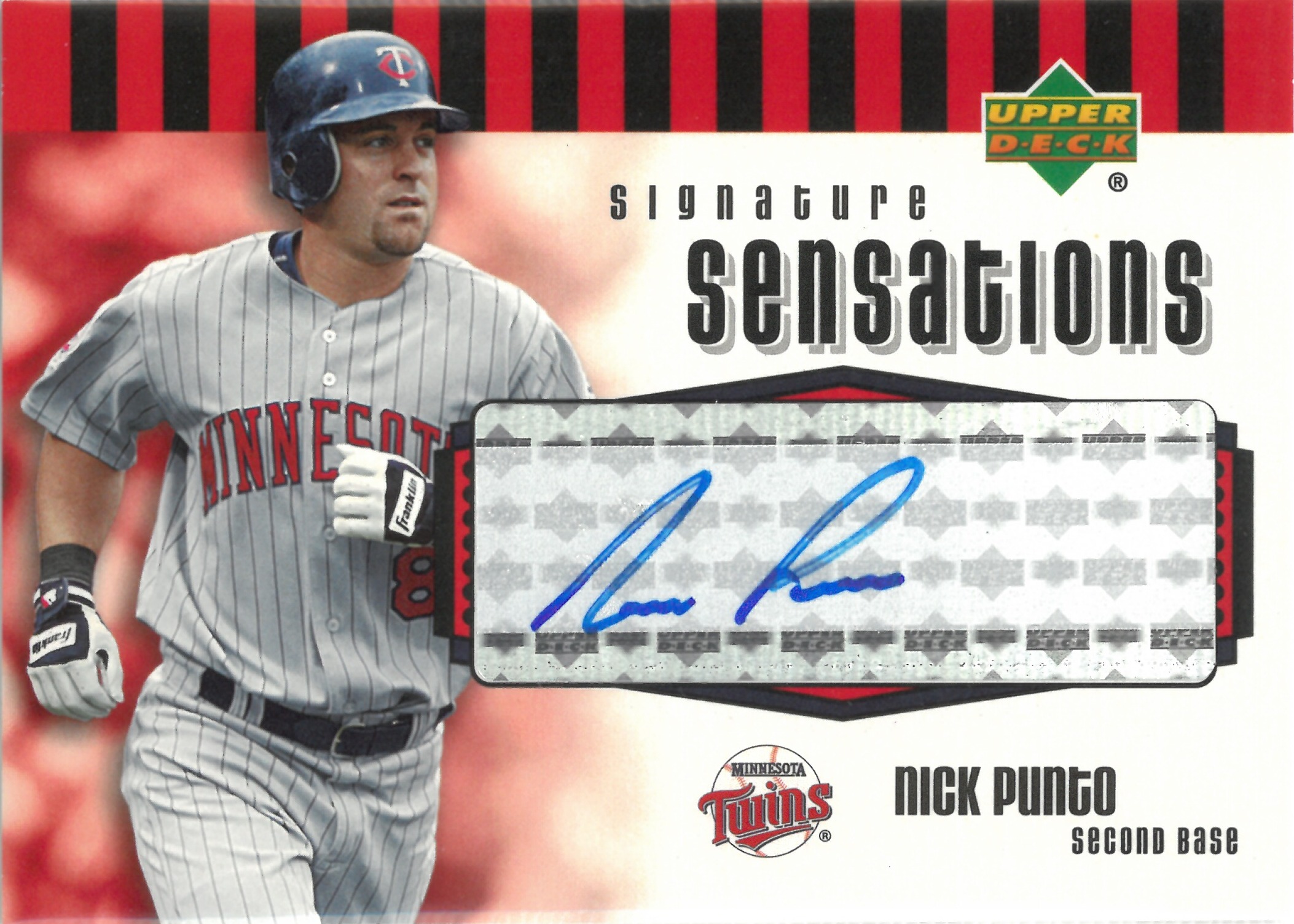 2006 Upper Deck "Nick Punto" Auto #SS-NP(ニック・プント)