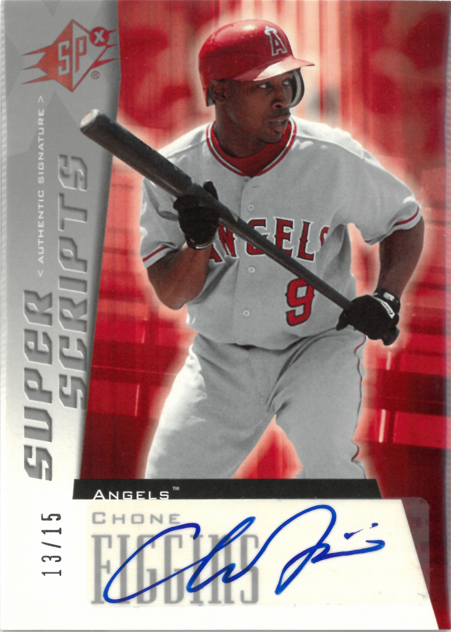 2006 Upper Deck "Chone Figgins" Auto【13/15】#SU-CF(ショーン・フィギンズ)