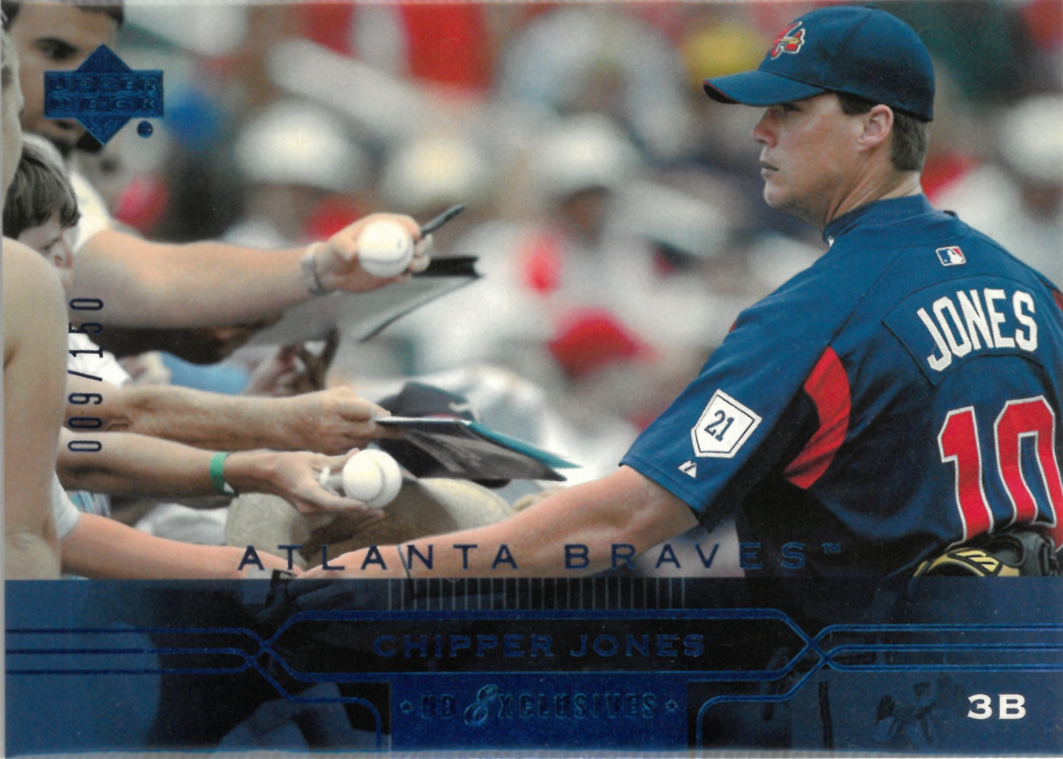 2005 Upper Deck "Chipper Jones"【009/150】#308(チッパー・ジョーンズ)