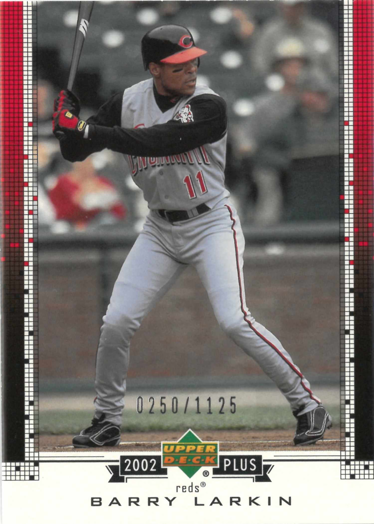 2002 Upper Deck "Barry Larkin"【0250/1125】#UD95(バリー・ラーキン)