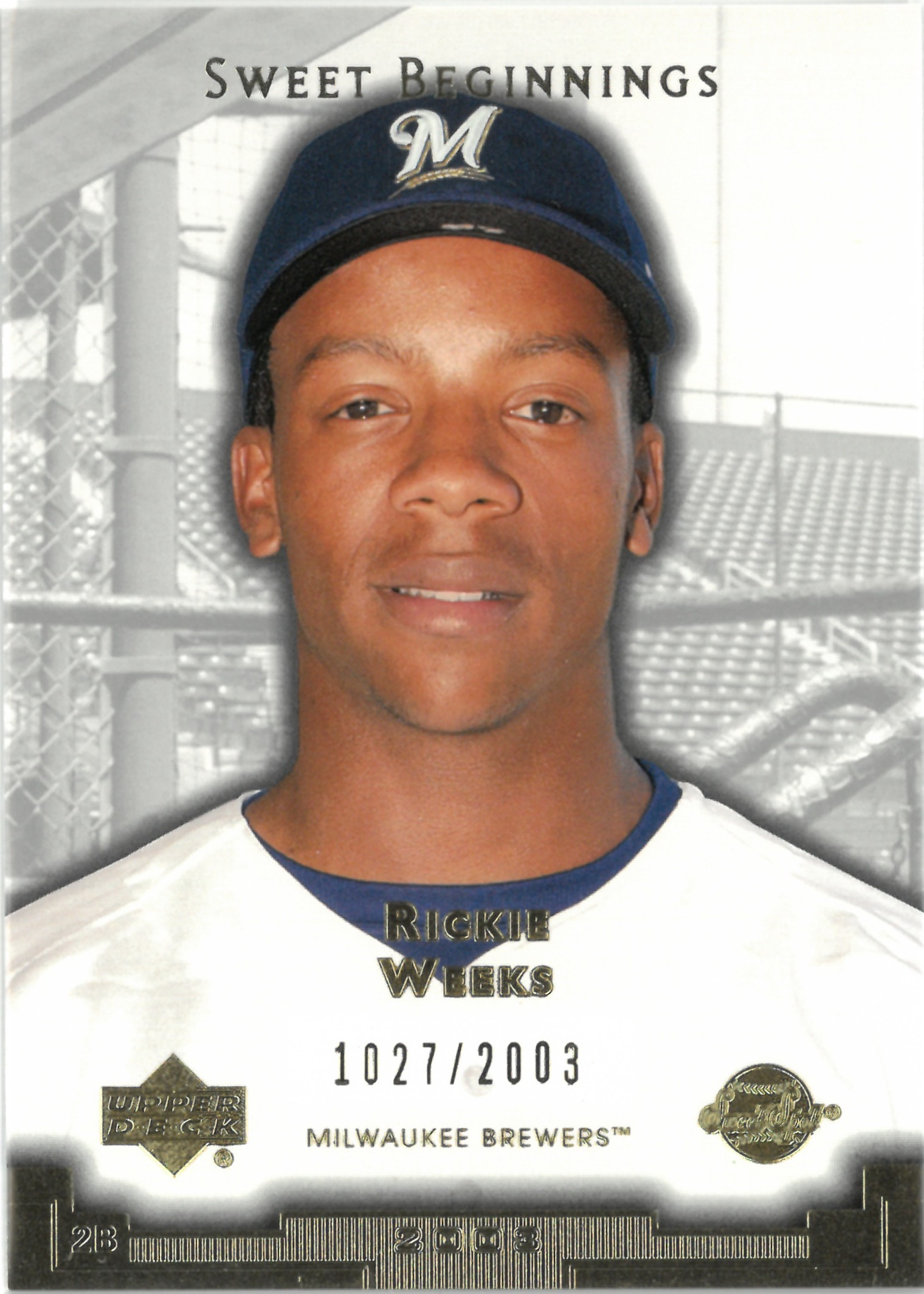 2003 Upper Deck "Rickie Weeks"【1027/2003】#190(リッキー・ウィークス)