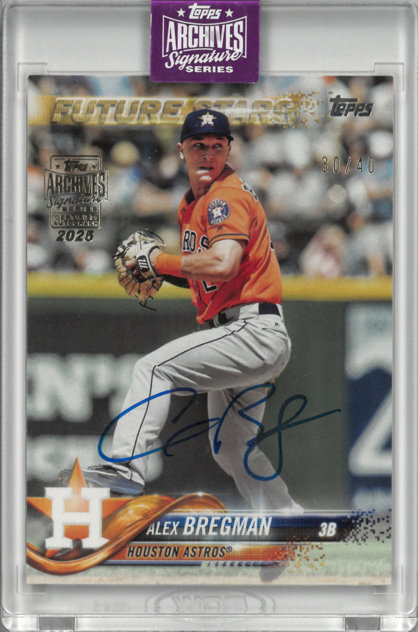 2018 Topps "Alex Bregman" Auto【30/40】#182(アレックス・ブレグマン)