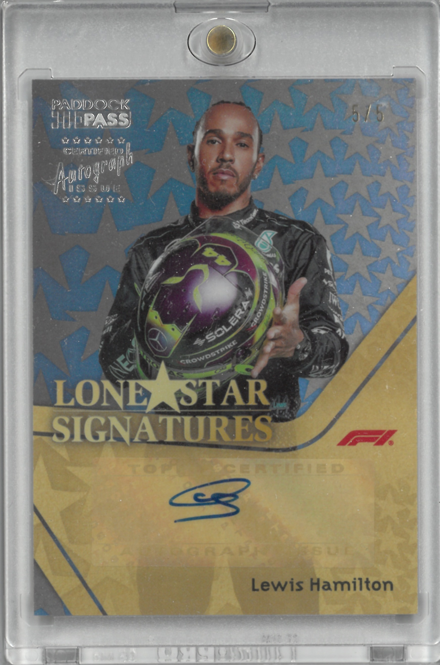2024 Topps "Lewis Hamilton" Auto　【5/5】#LS-HAM(ルイス・ハミルトン)