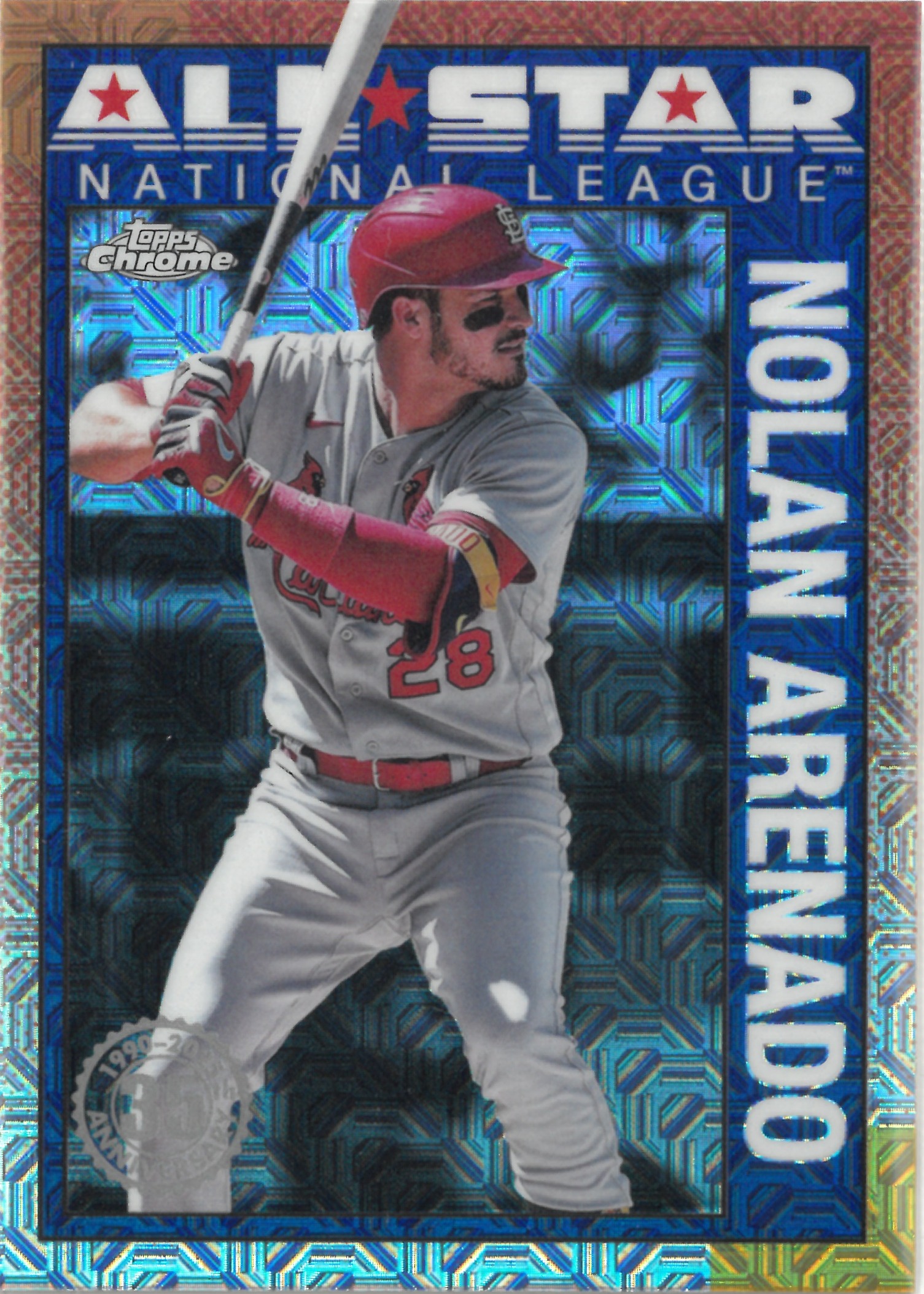 2025 Topps  Chrome "Nolan Arenado" #90ASC-5(ノーラン・アレナド)