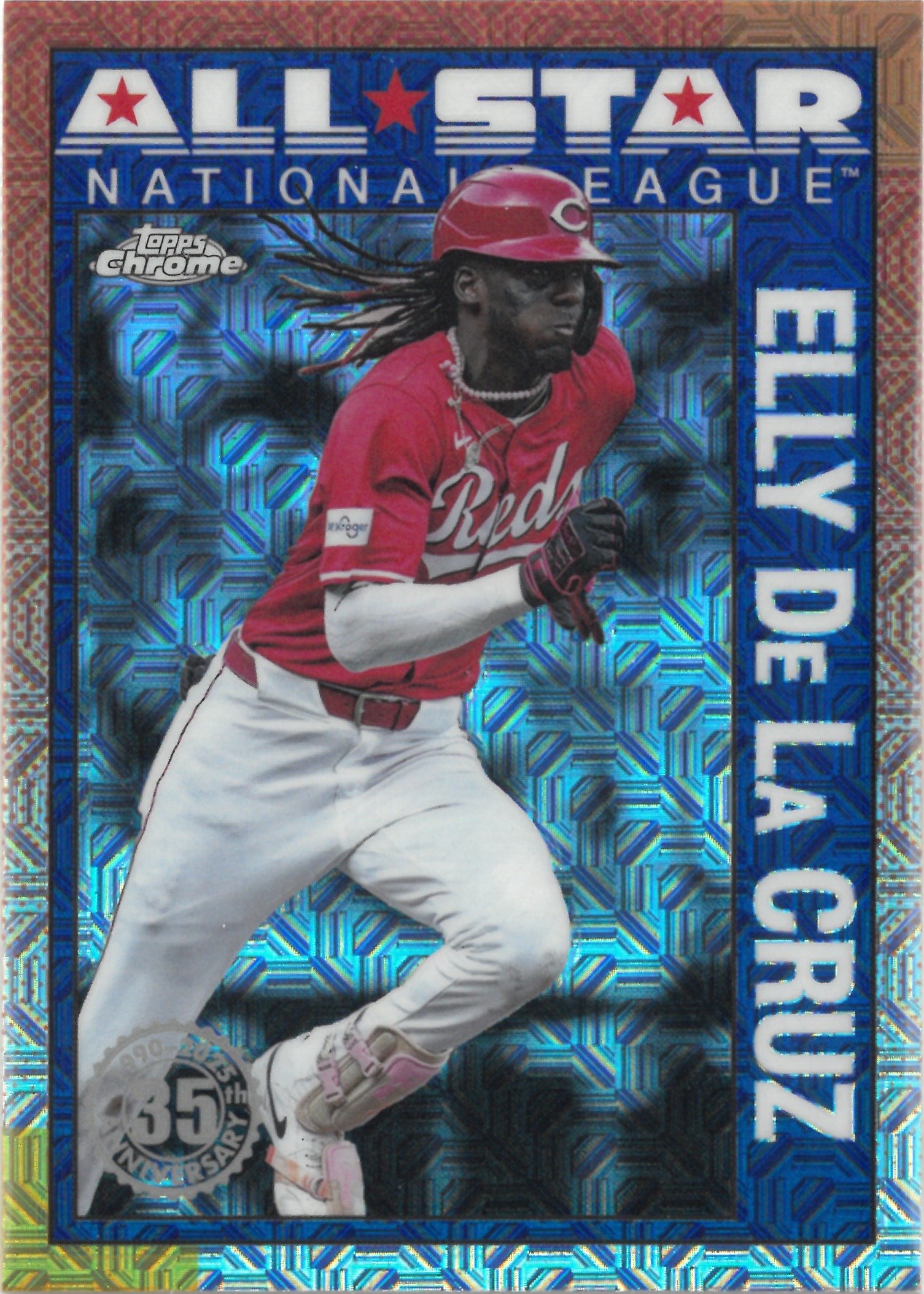 2025 Topps  Chrome "Elly De La Cruz" #90ASC-6(エリー・デラクルーズ)