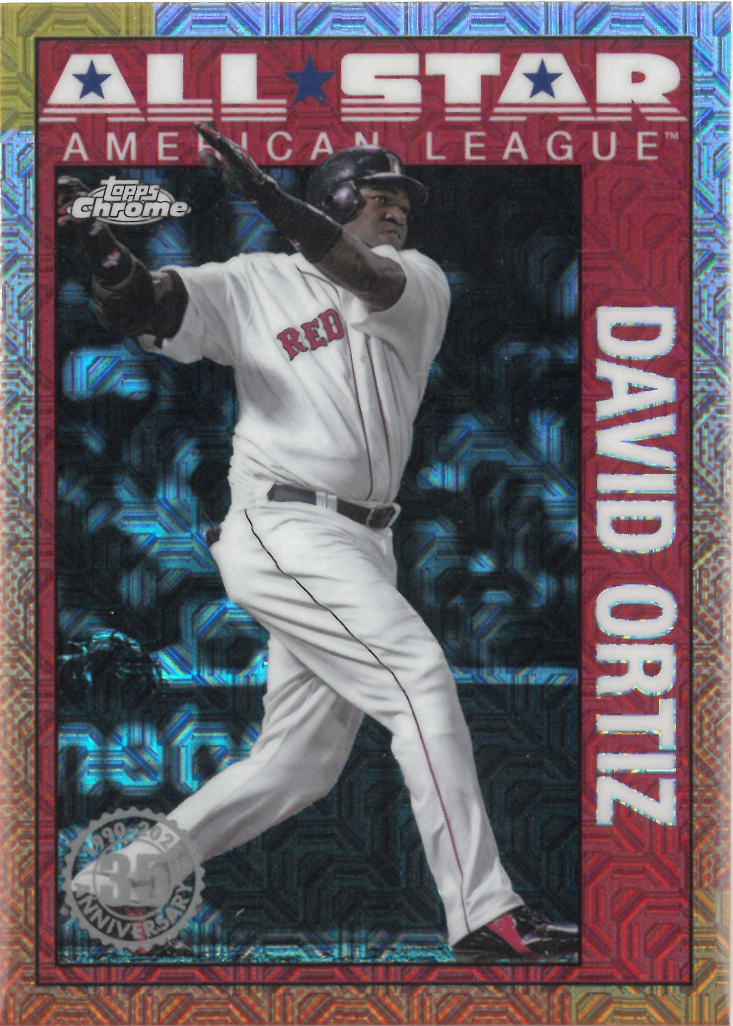 2025 Topps  Chrome "David Ortiz" #90ASC-7(デビッド・オルティーズ)