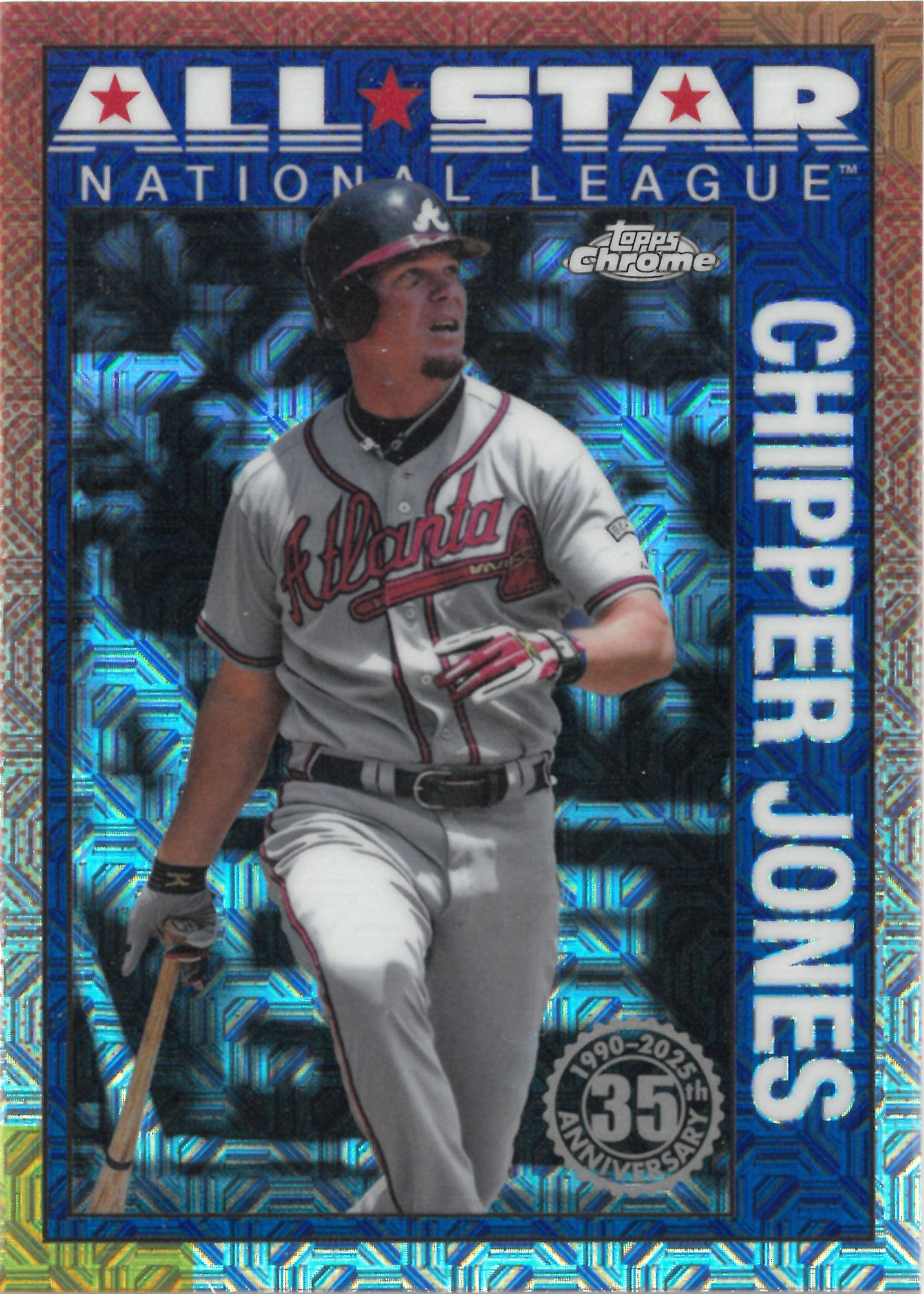 2025 Topps  Chrome "Chipper Jones" #90ASC-11(チッパー・ジョーンズ)