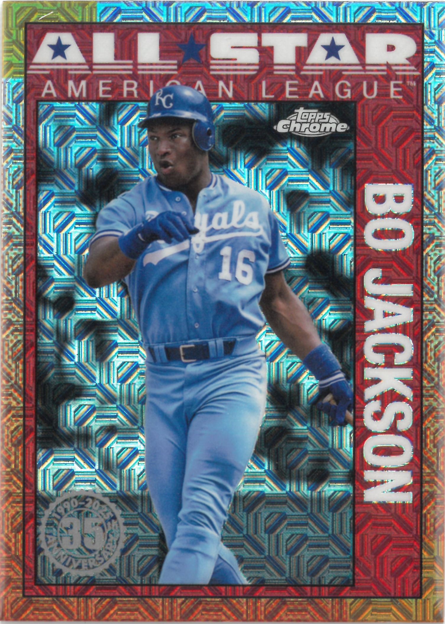 2025 Topps  Chrome "Bo Jackson" #90ASC-26(ボー・ジャクソン)
