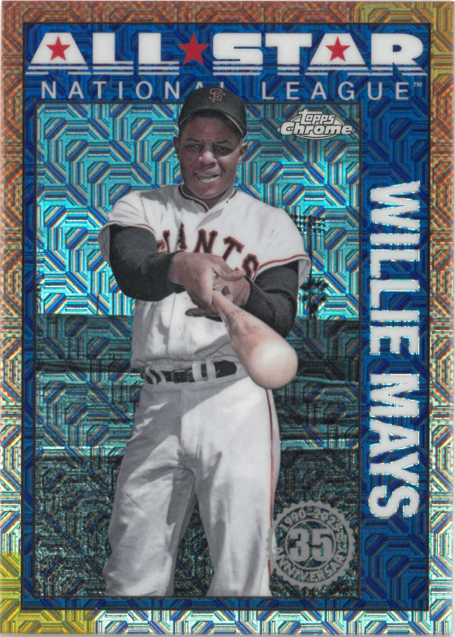 2025 Topps  Chrome "Willie Mays" #90ASC-30(ウィリー・メイズ)