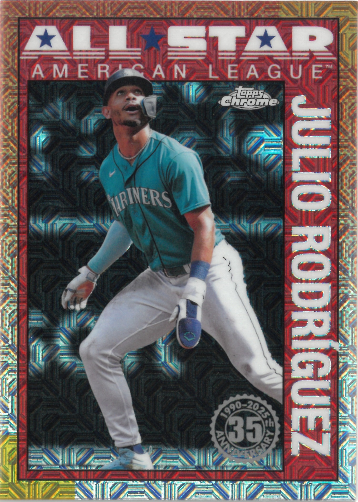 2025 Topps  Chrome "Julio Rodriguez" #90ASC-48(フリオ・ロドリゲス)